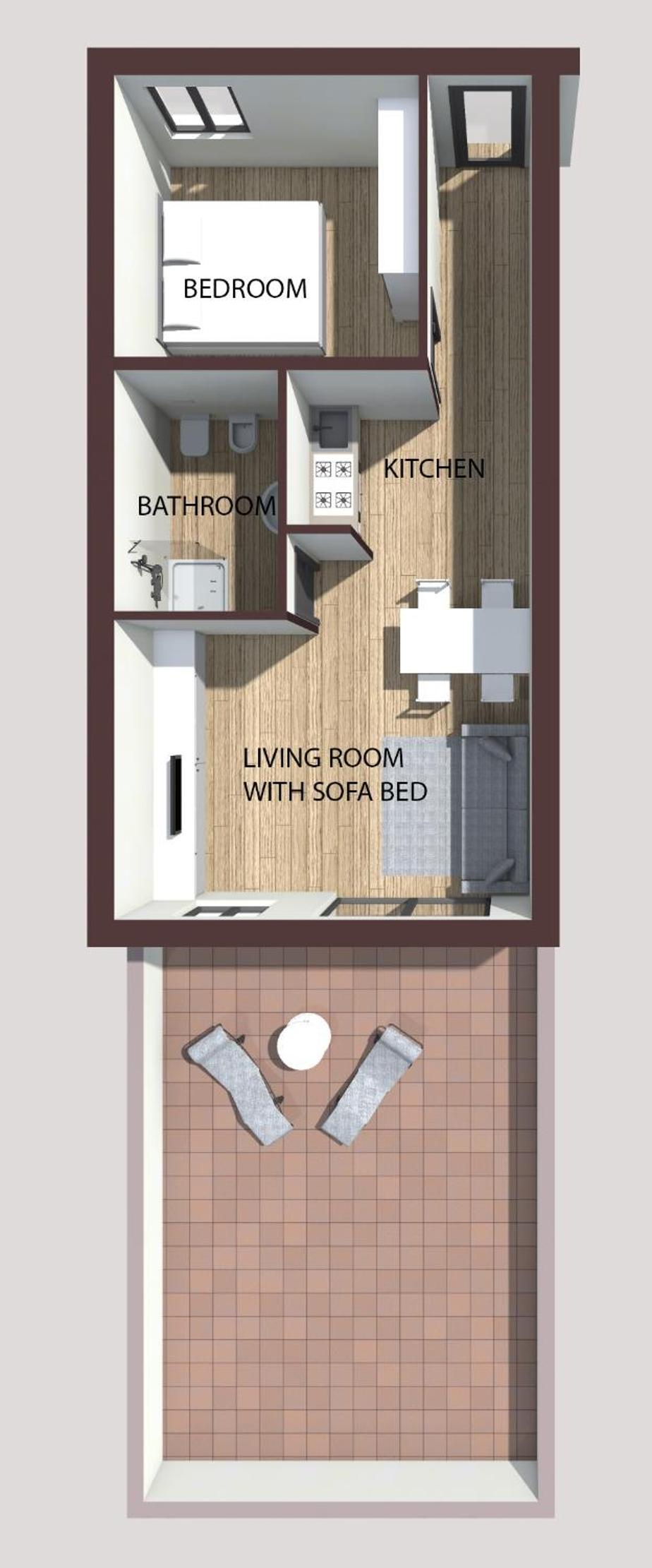 Apartment with Terrace photo 2