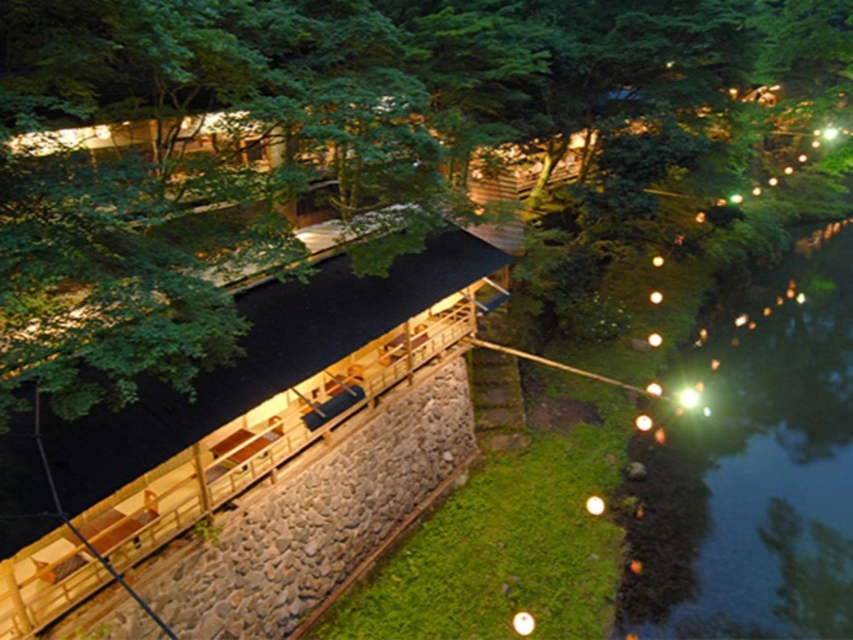 Japanese Western Room with breakfast & Kawadoko Dinner at Momijiya photo 1