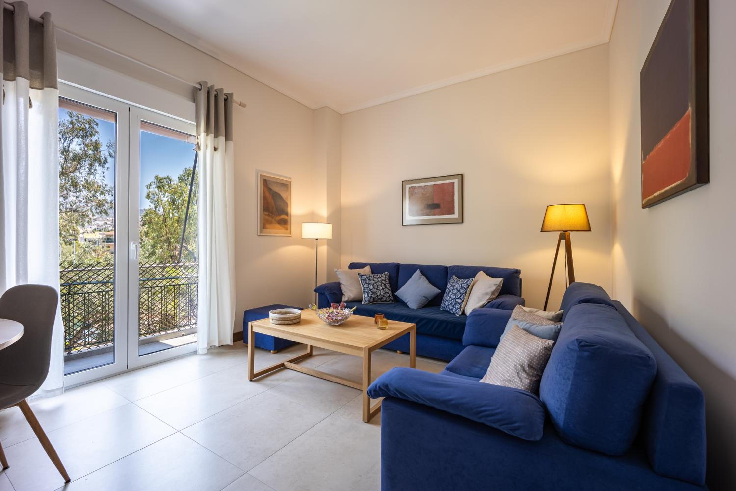 One-Bedroom Apartment with Balcony and City View