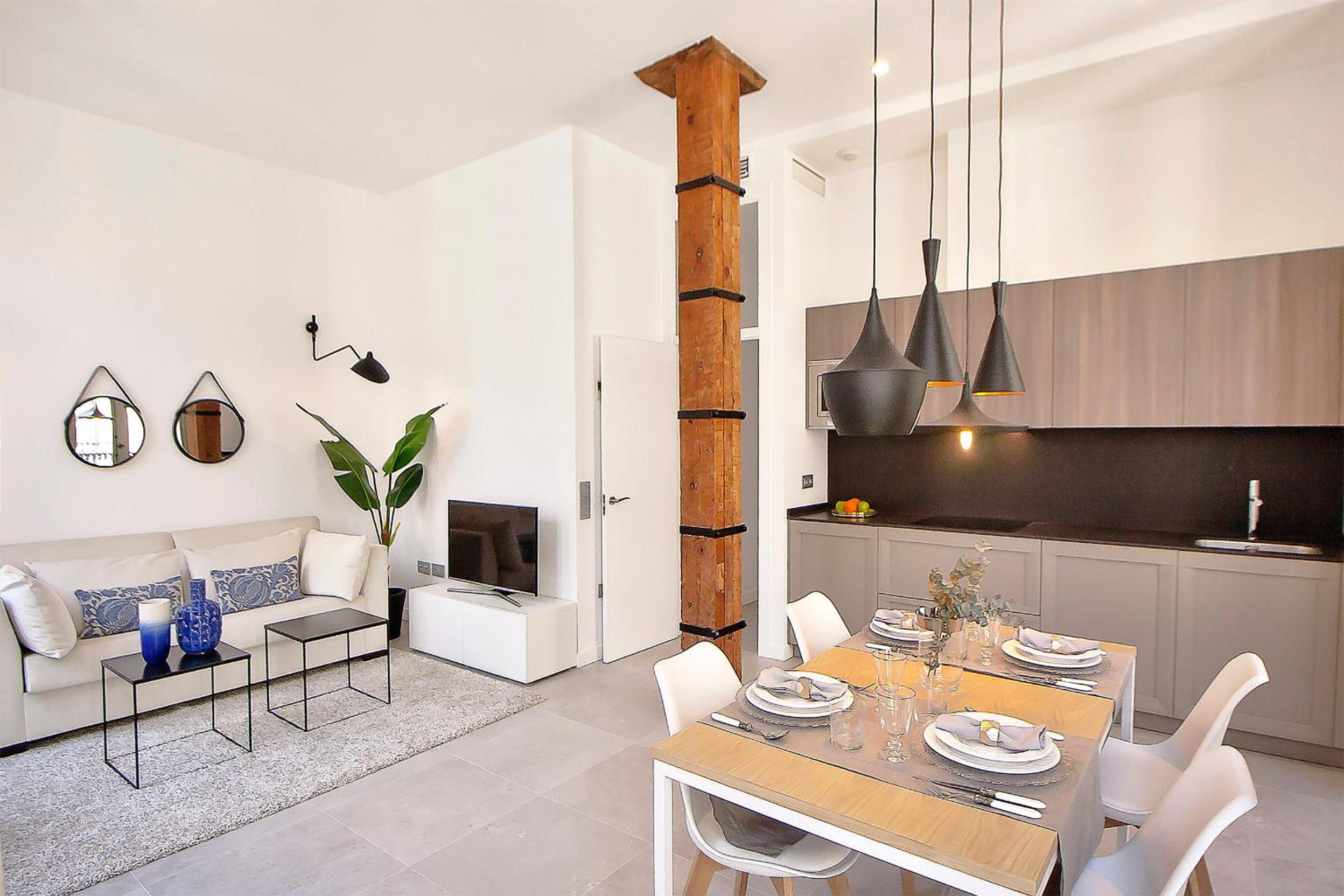 Apartamento de dos habitaciones