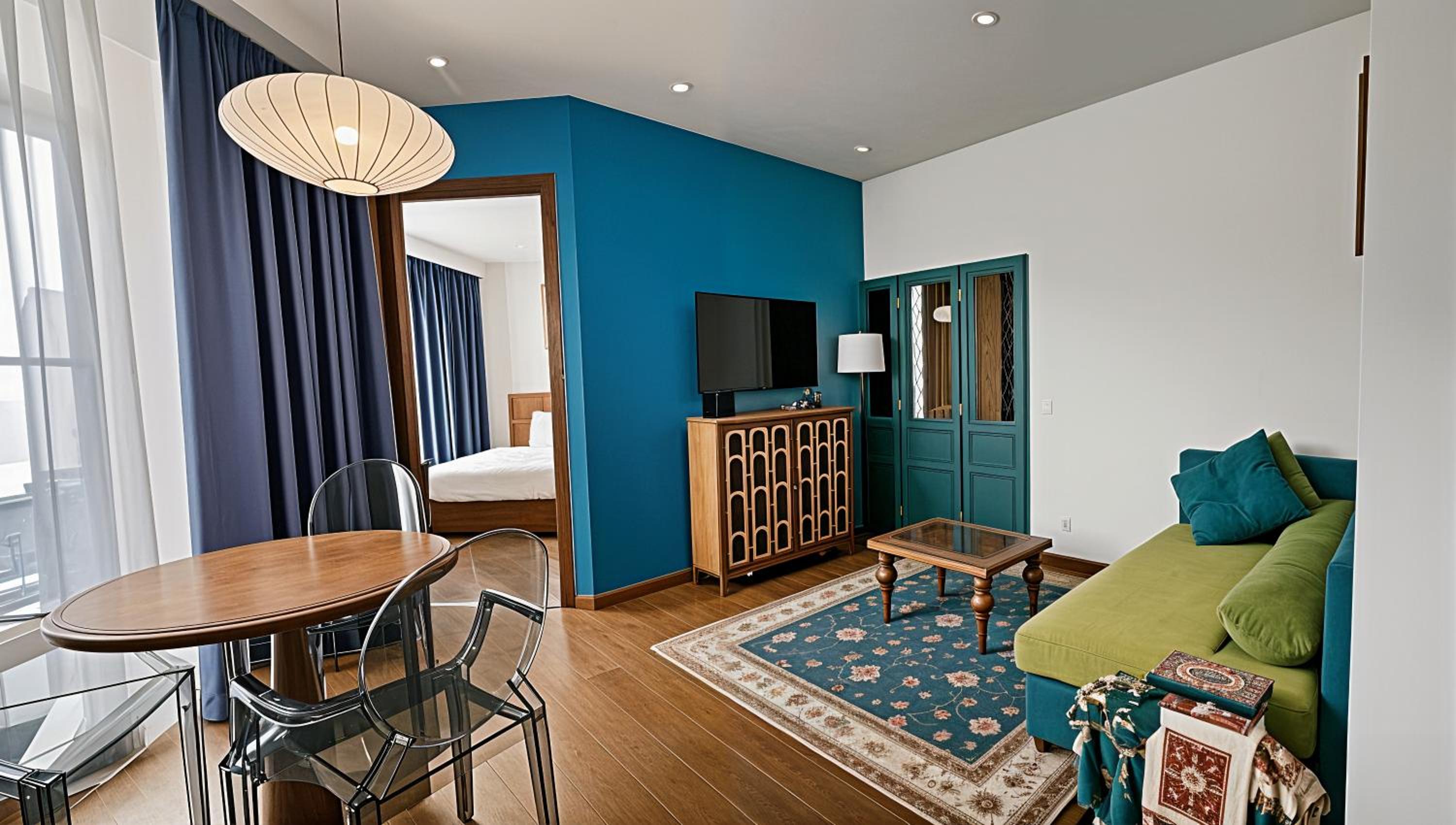 Two-Bedroom Apartment with Balcony