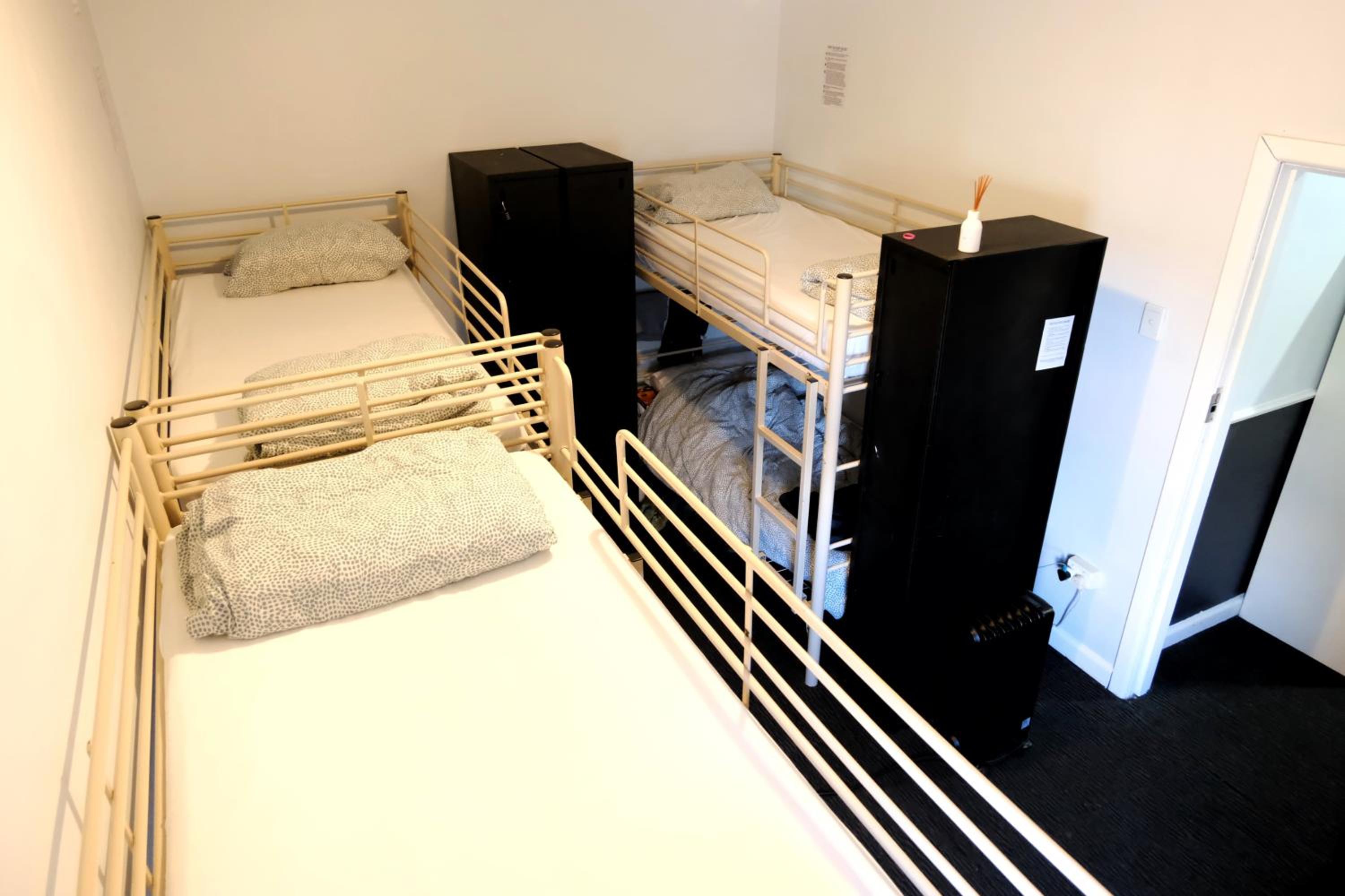 Bed in 6-Bed Female Dormitory Room with Shared Bathroom