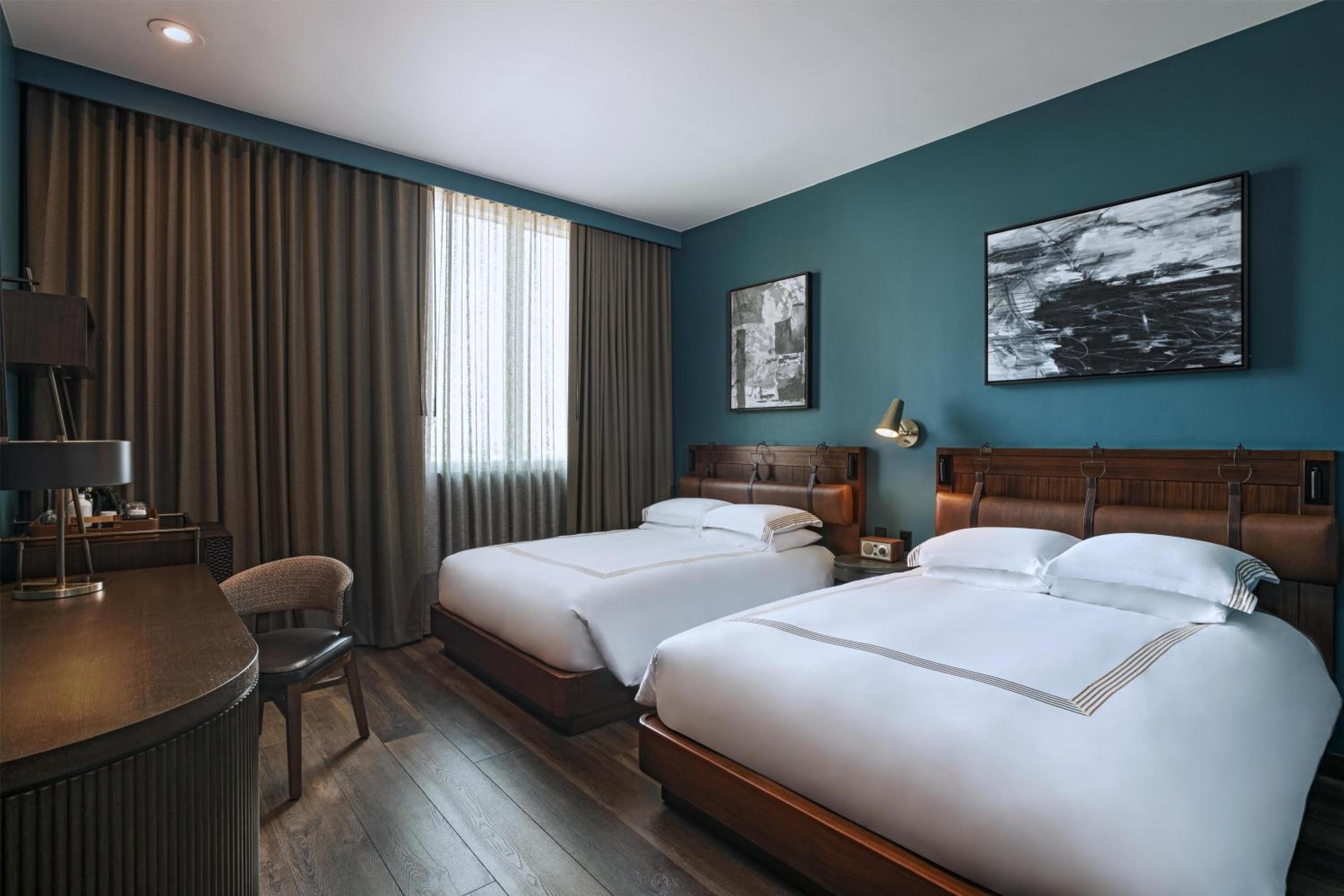 Queen Room with Two Queen Beds and City View