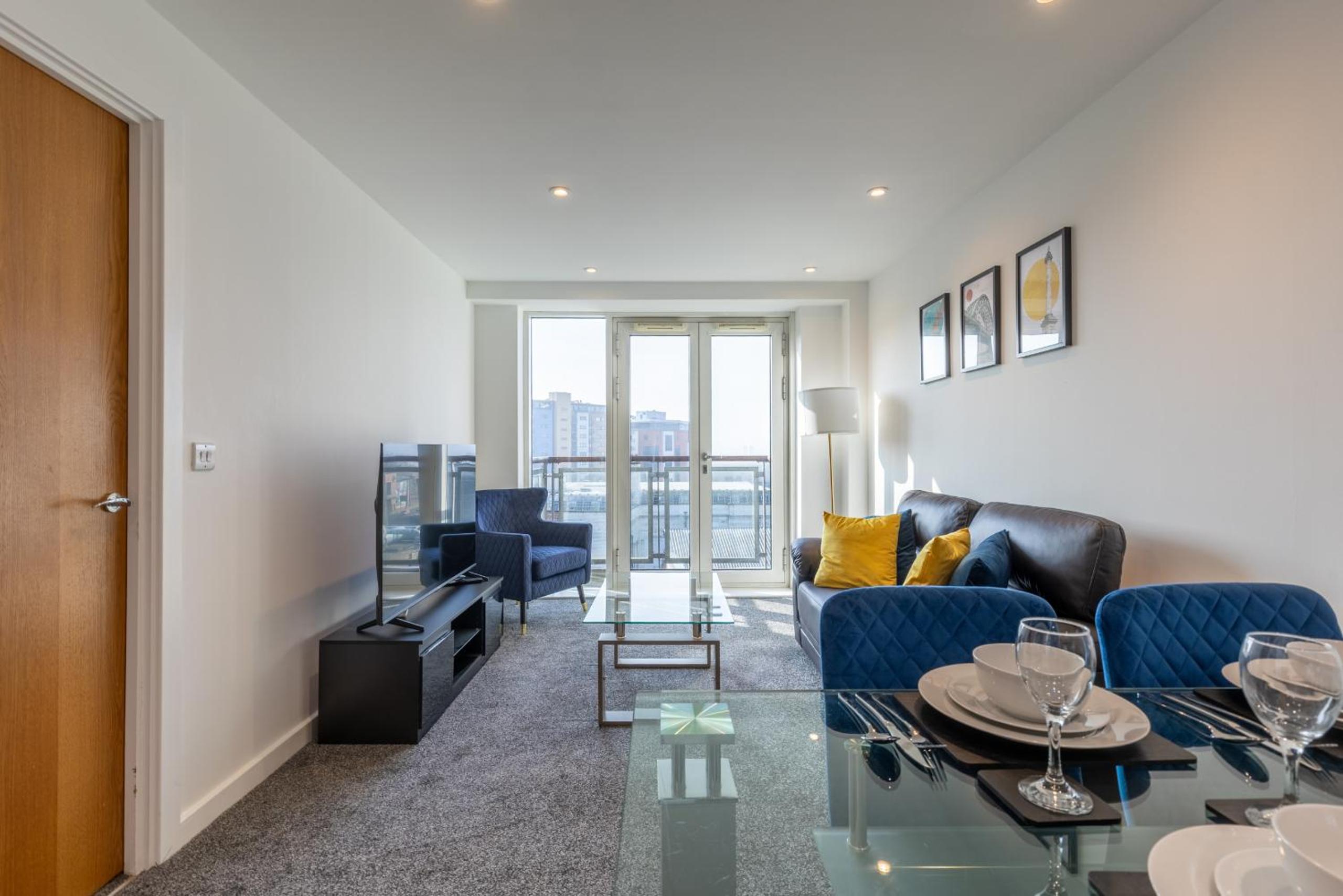 Two-Bedroom Apartment with Balcony
