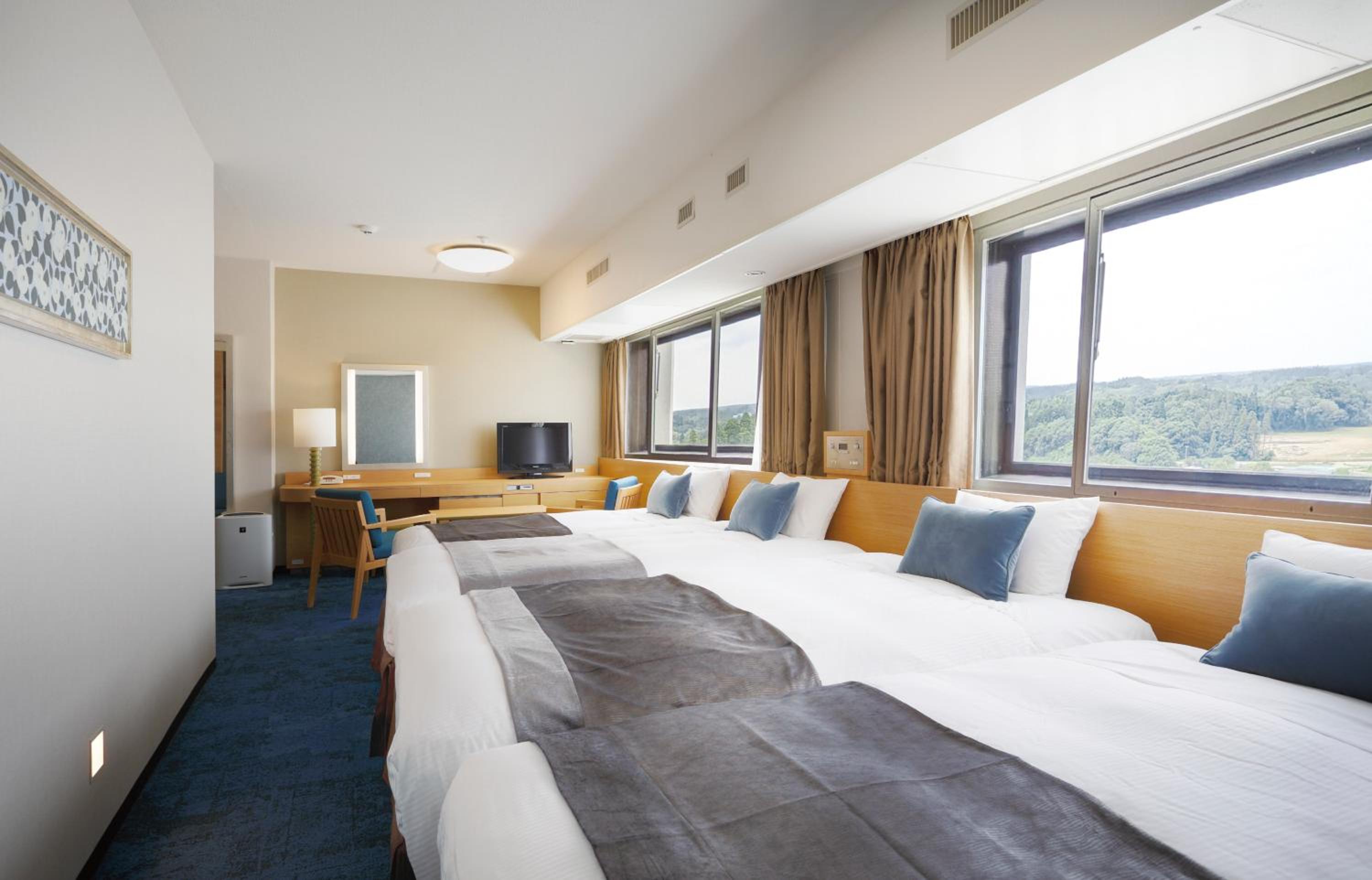 No cleaning service Deluxe Twin+2Extra Beds(Nonsmoking)