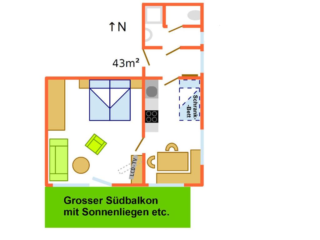 Apartment with Mountain View photo 2