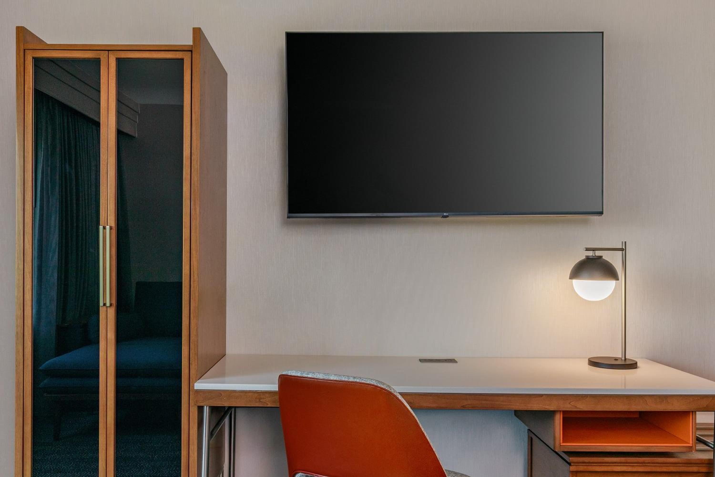 King Room with Sofa Bed and Roll-in Shower - Mobility and Hearing Accessible