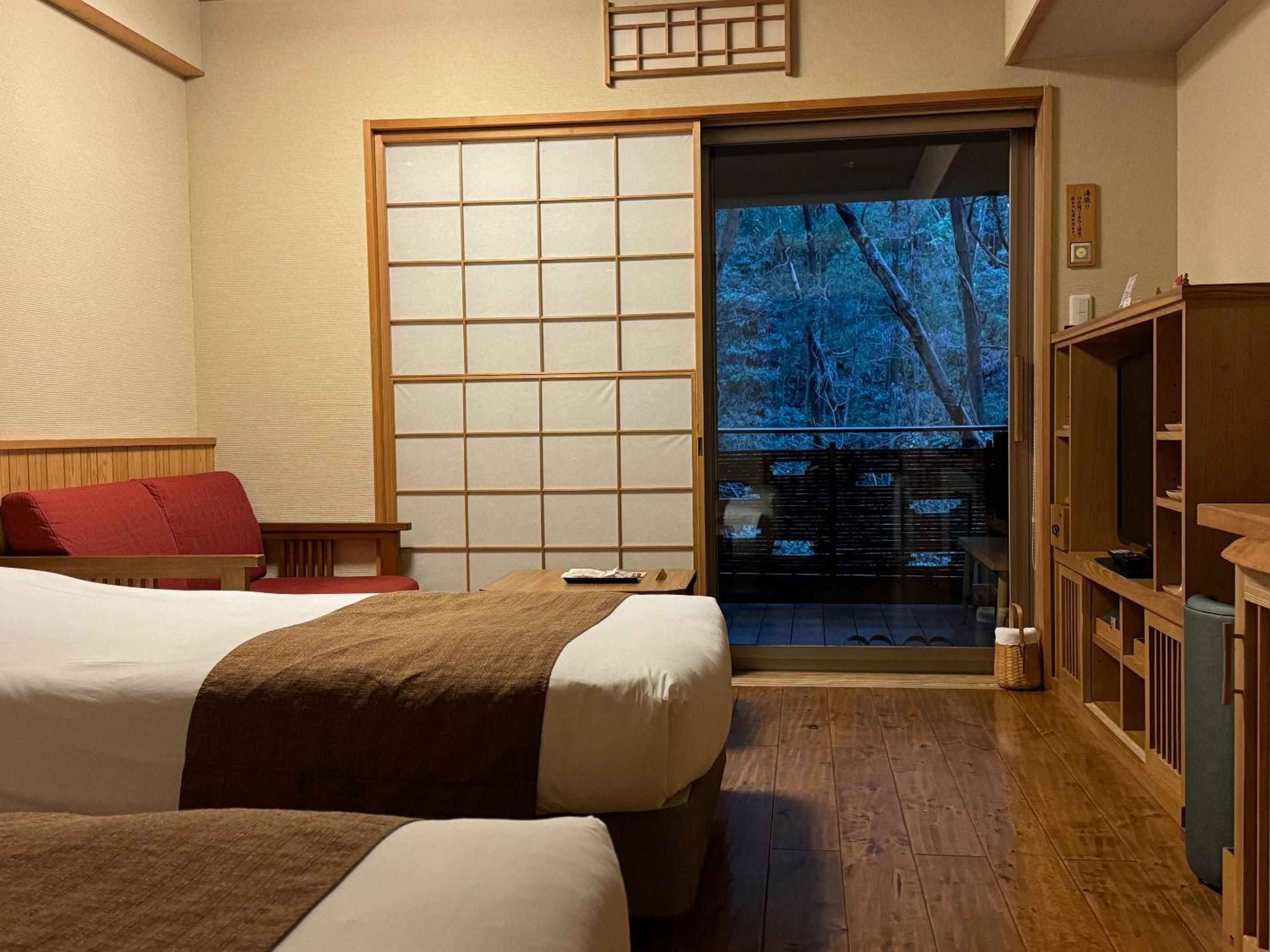 Twin Room with Private External Bathroom