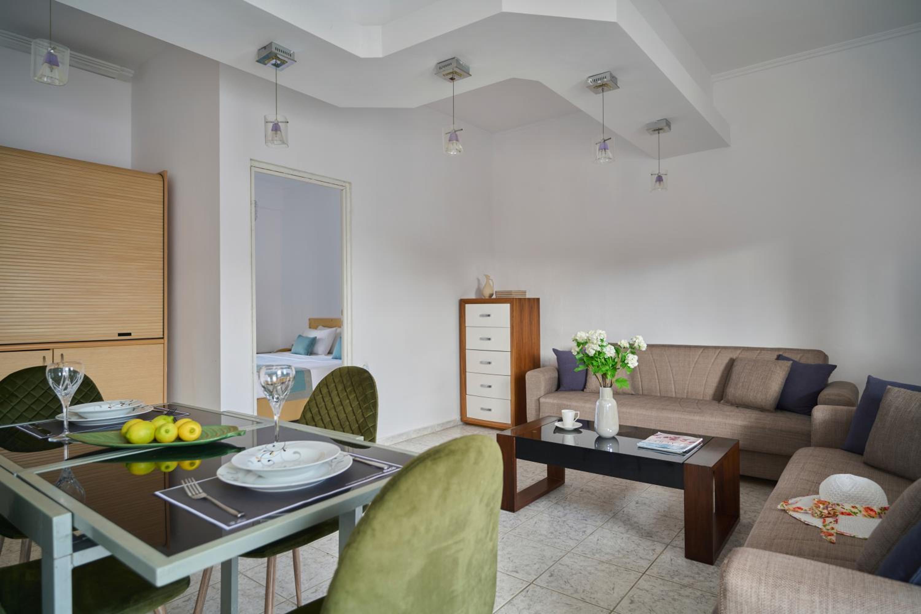 One-Bedroom Apartment with Garden View