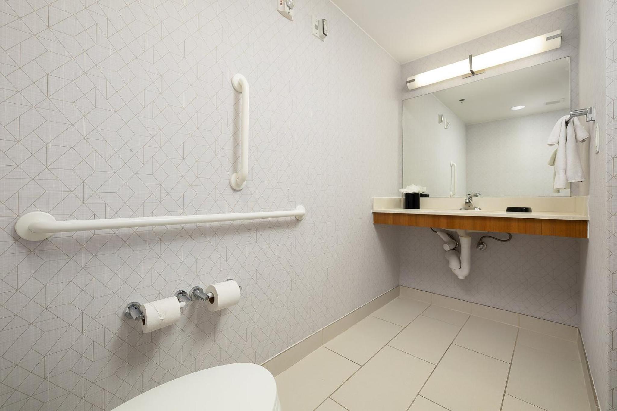 King Suite with Sofa Bed and Roll-In Shower - Mobility/Hearing Accessible
