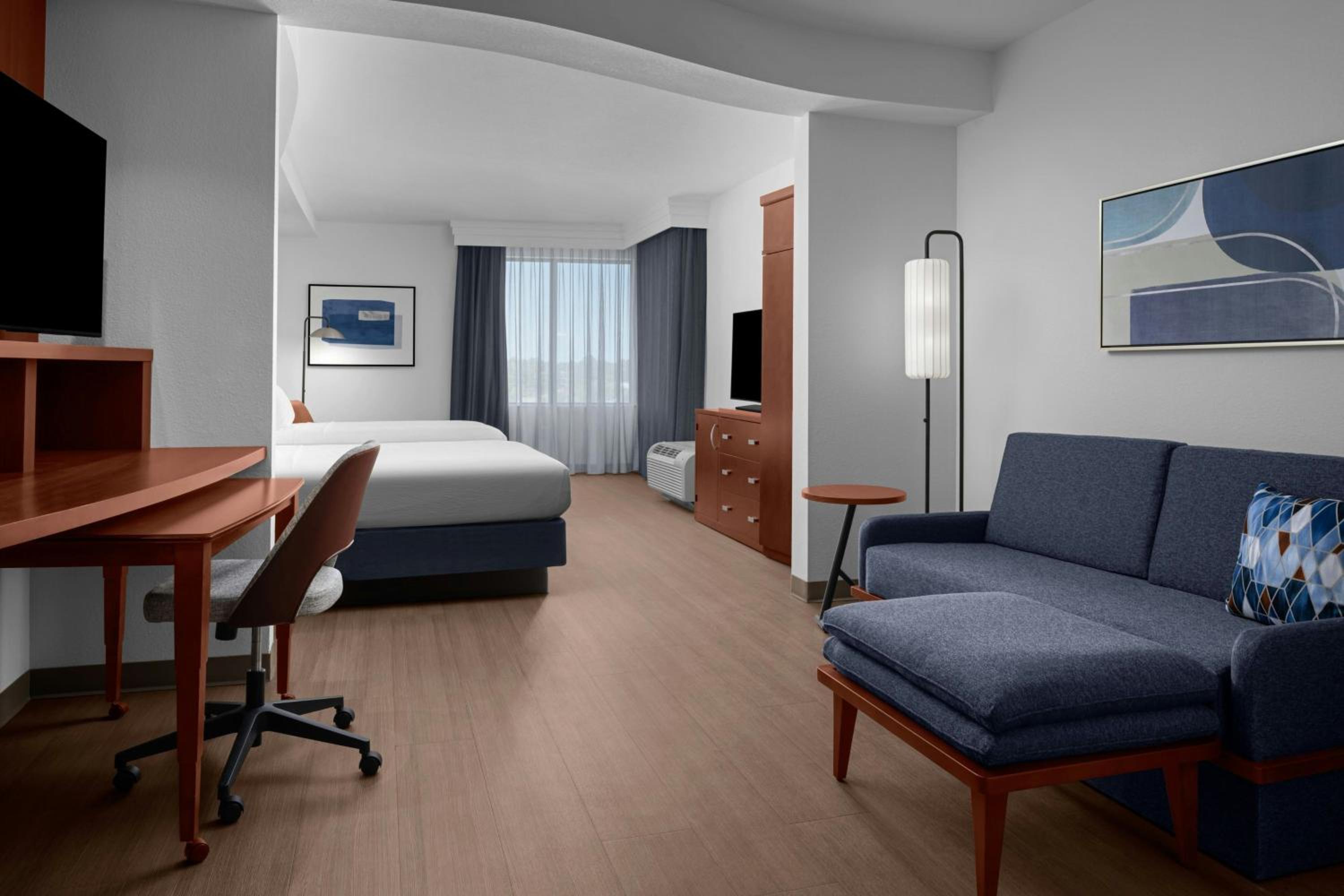 Queen Suite with Two Queen Beds and Sofa Bed