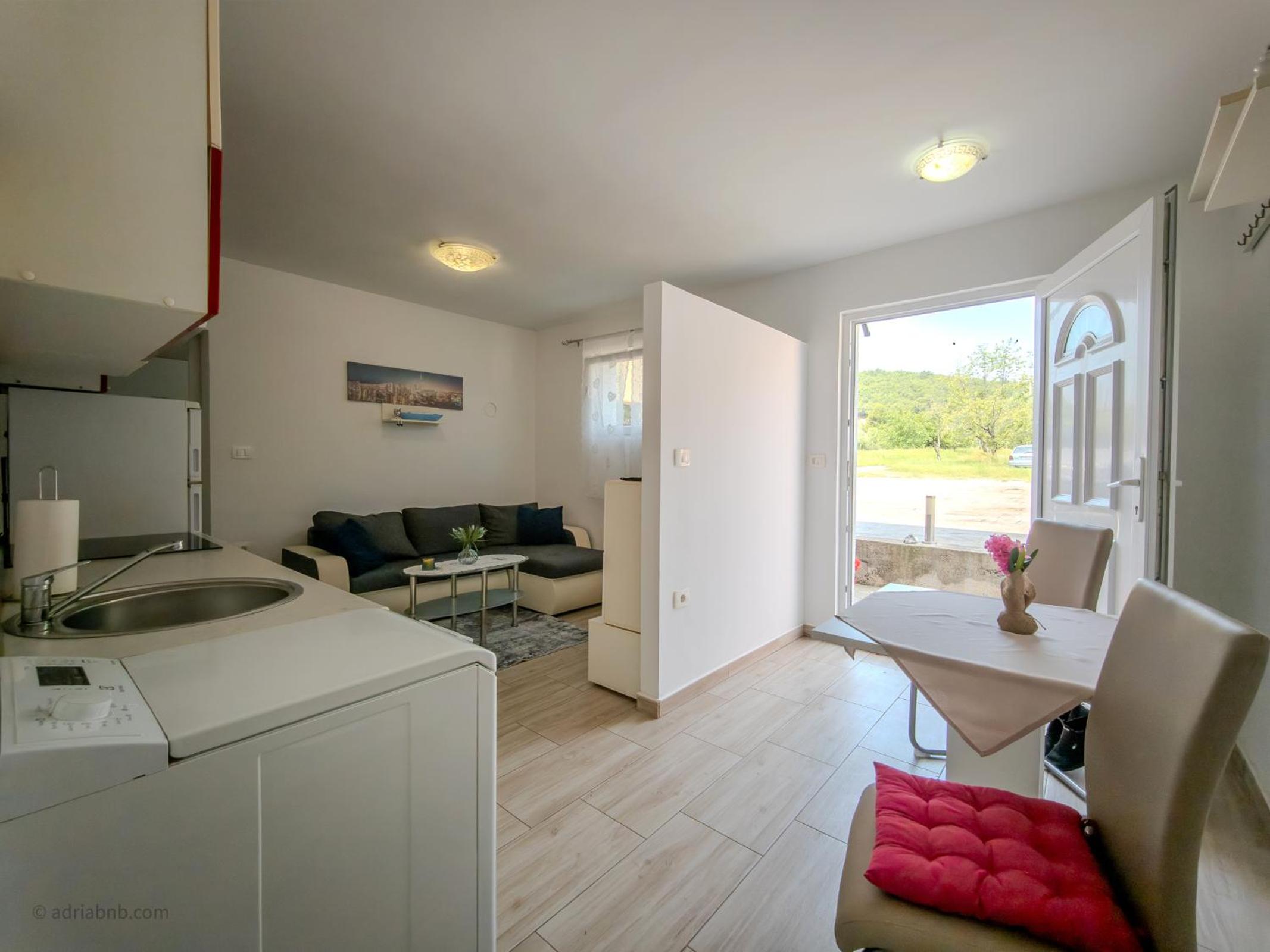 One-Bedroom Apartment with Garden View