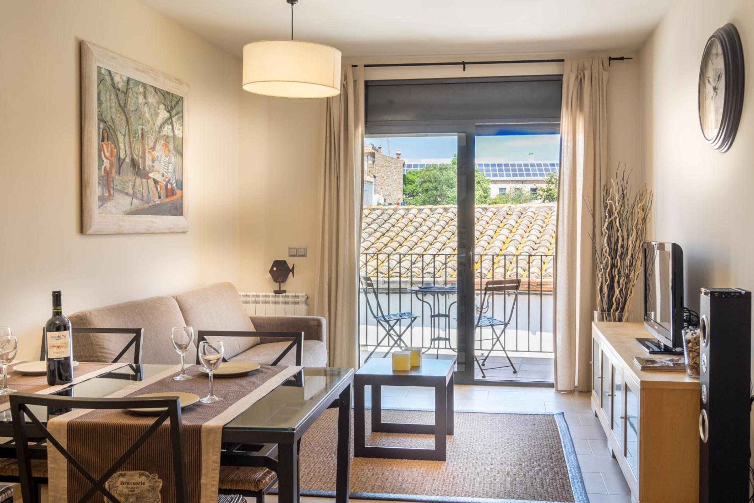 Apartamento con Balcón