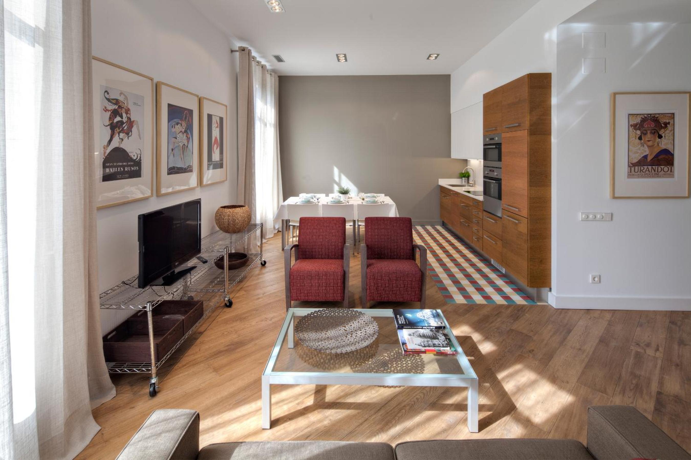Apartamento de dos habitaciones