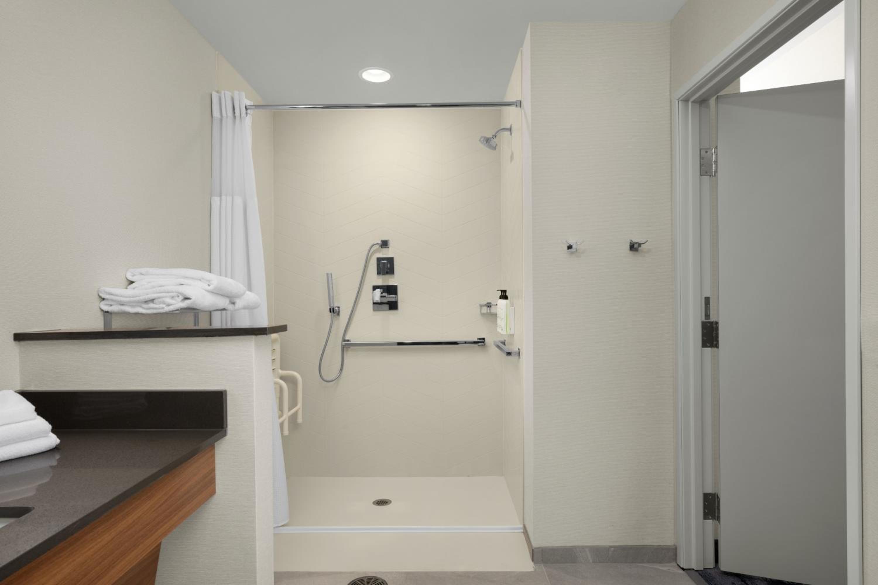 King Suite with Sofa Bed - Mobility Accessible with Roll-in Shower