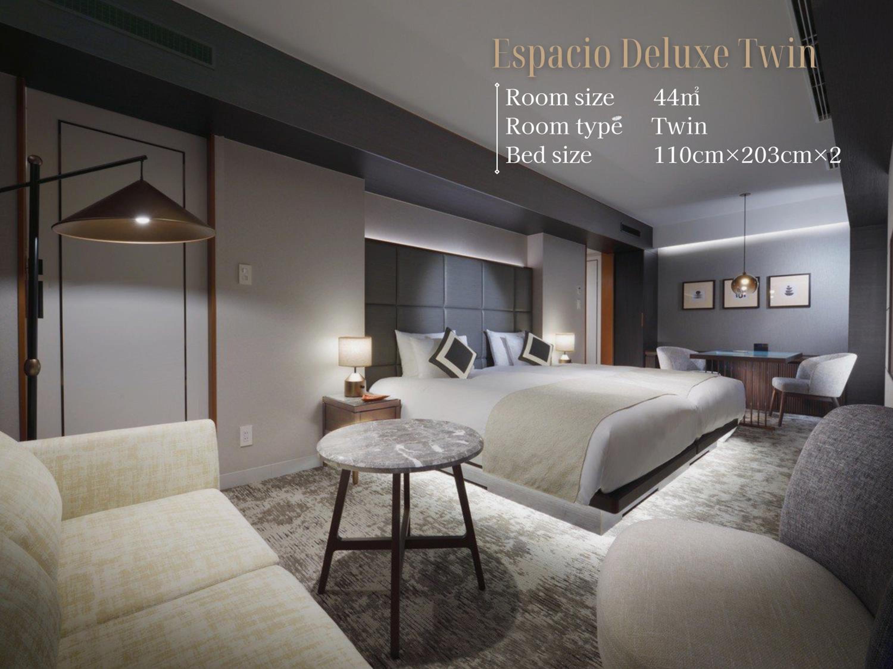 Espacio Deluxe Twin Room 44sqm with free access to Espacio Lounge - Non-Smoking  photo 3