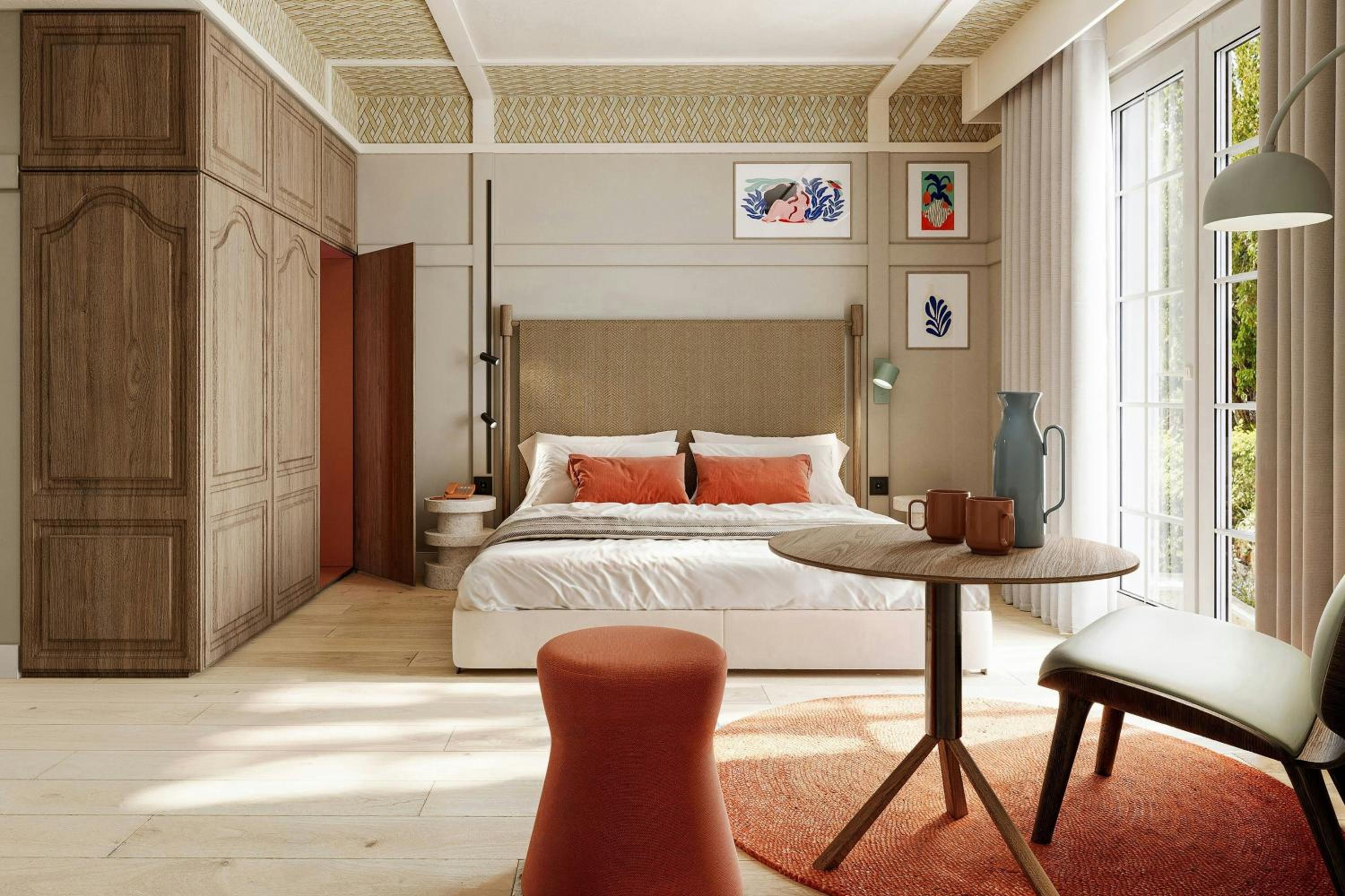 Superior Double Room with Balcony and Garden View