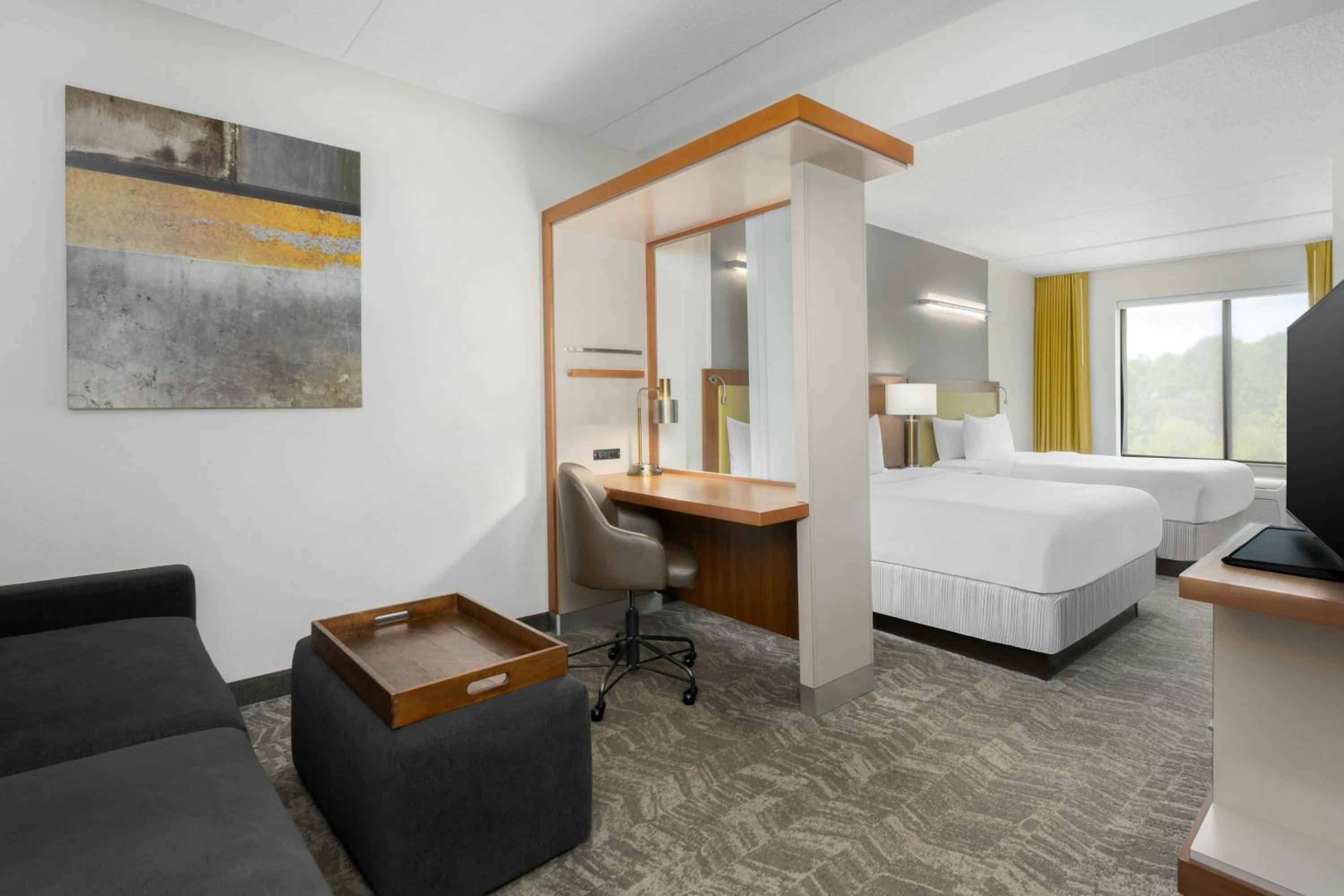 Studio with Two Queen Beds, Bathtub and Trundle Sofa - Mobility Access/Hearing Accessible - Photo 2