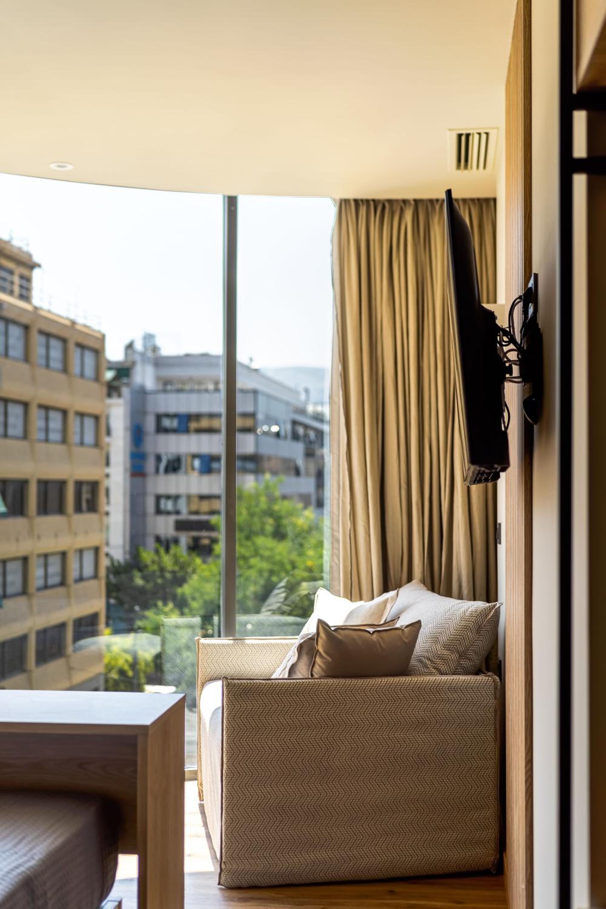 Deluxe One-Bedroom Apartment with City View
