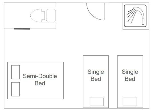 Family Room with Private Bathroom