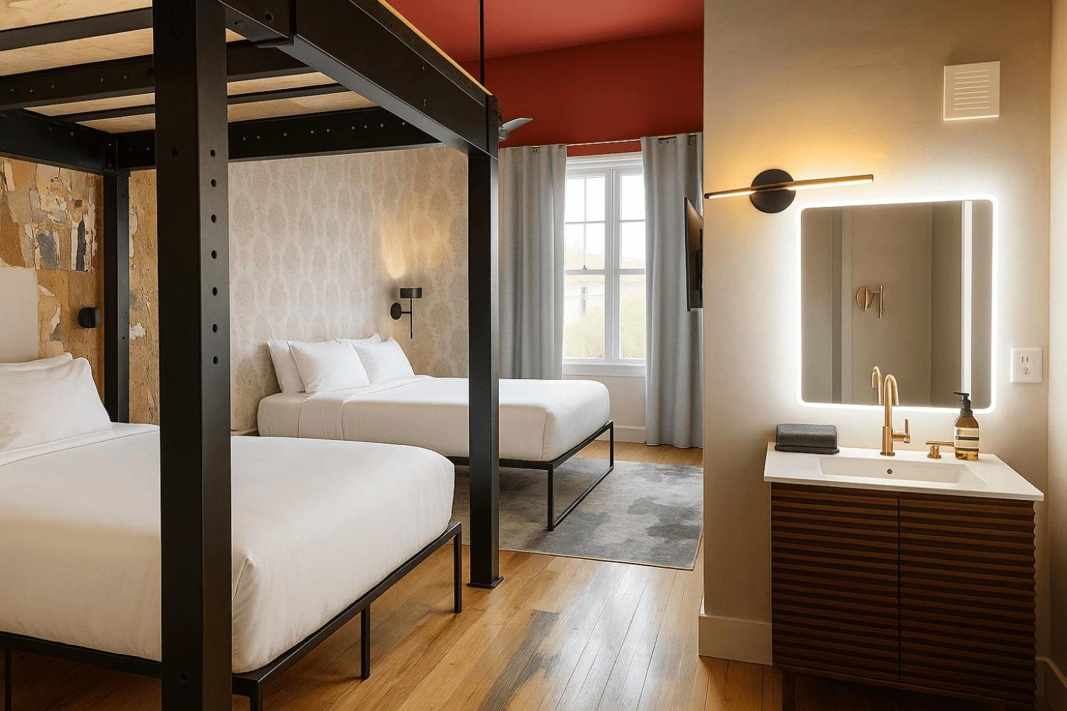 Quadruple Room with Mountain View