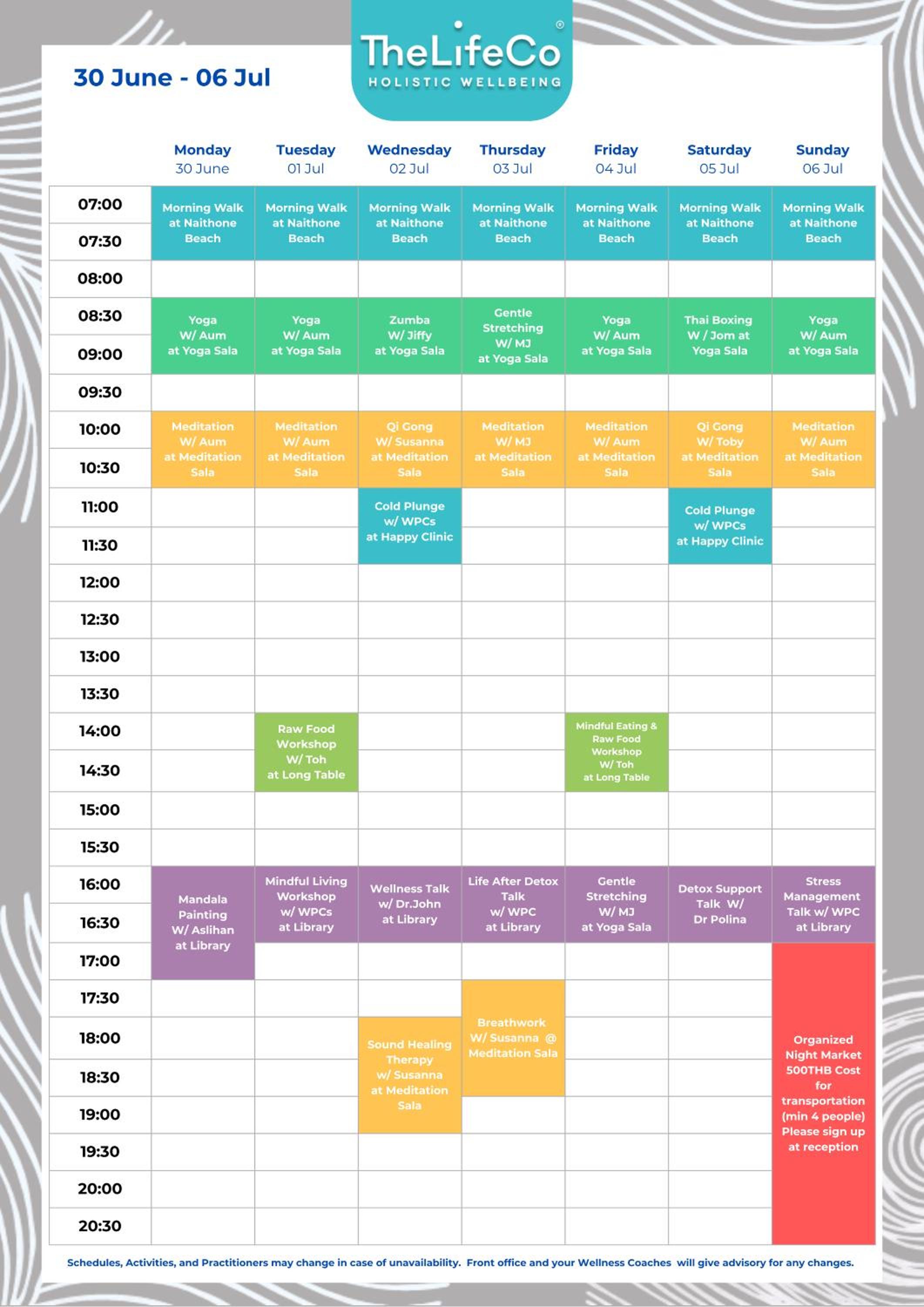 Wellness and Nutrition Package - 2 Pax