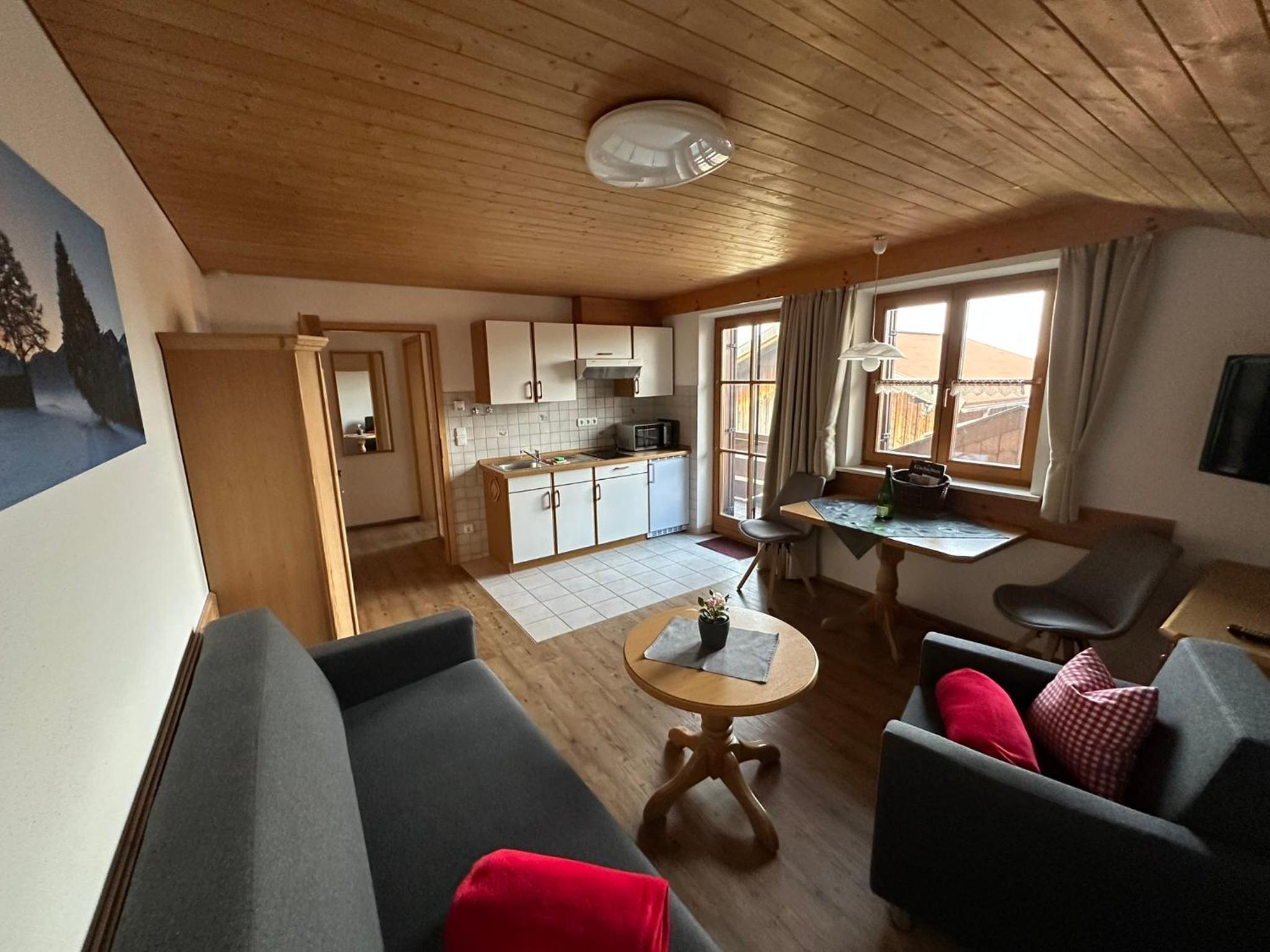 One-Bedroom Apartment with Balcony and Mountain View   photo 3