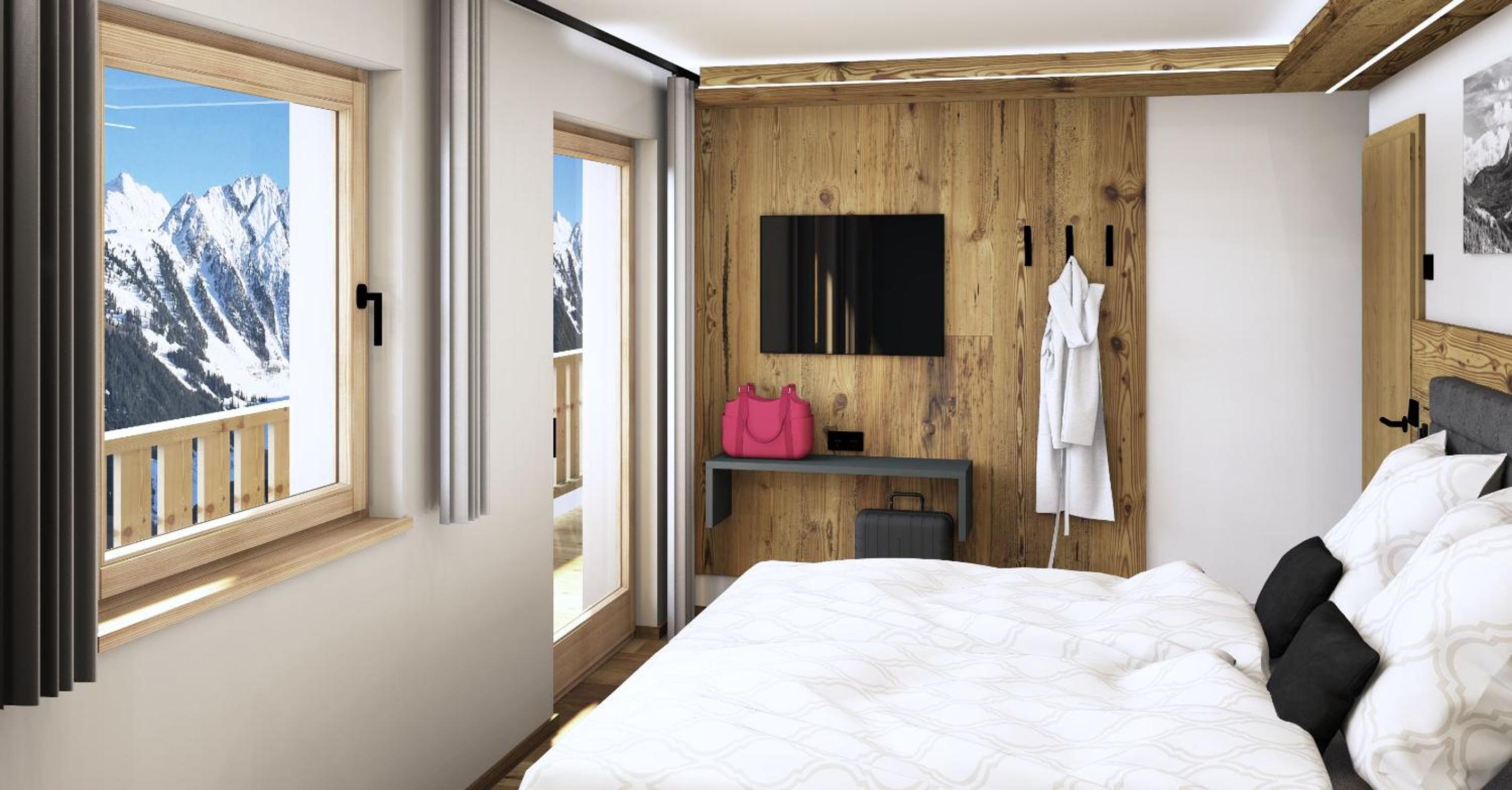 Two-Bedroom Apartment with Balcony
