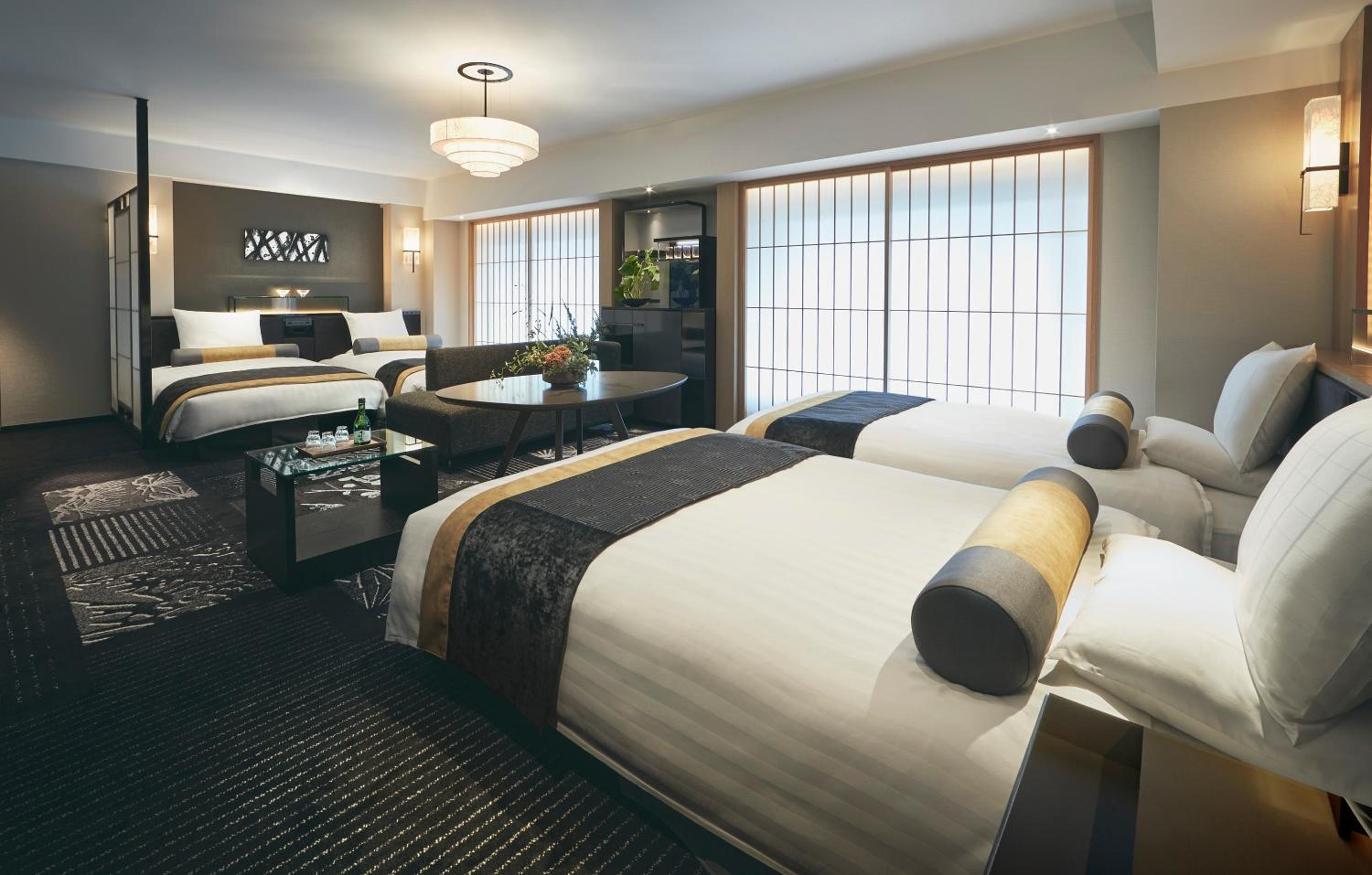 Deluxe Family Studio with Hinoki Bath and Town view for 4 people - Non-Smoking