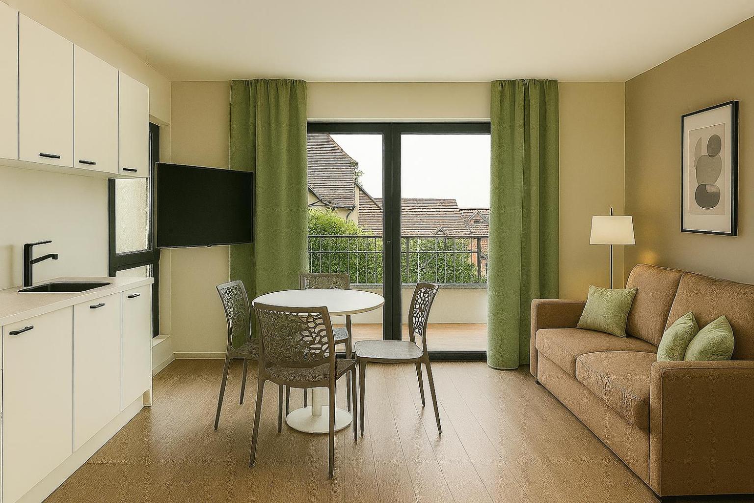 Apartment with Terrace and Village View photo 1