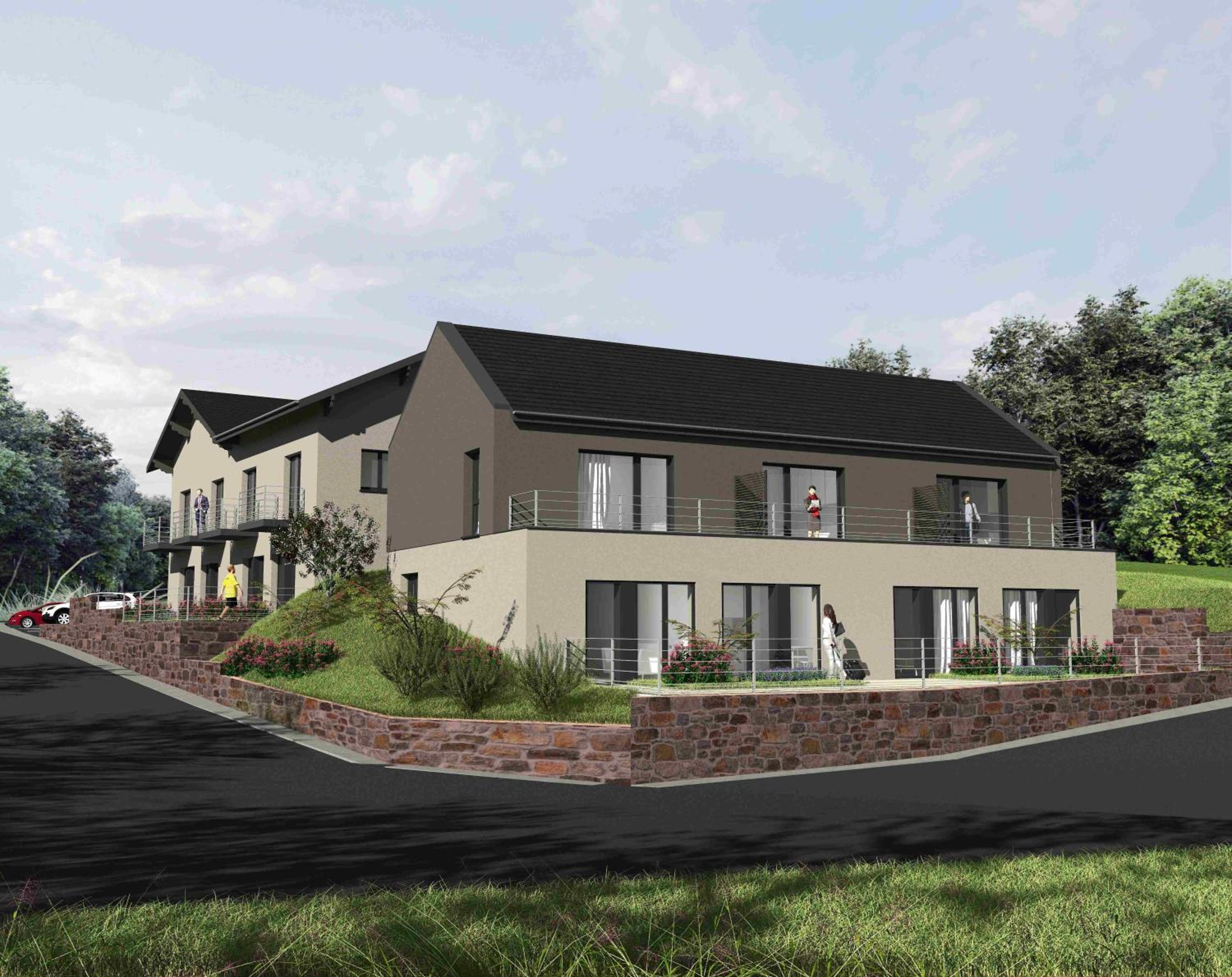Apartment with Terrace and Alsace Plain View photo 2