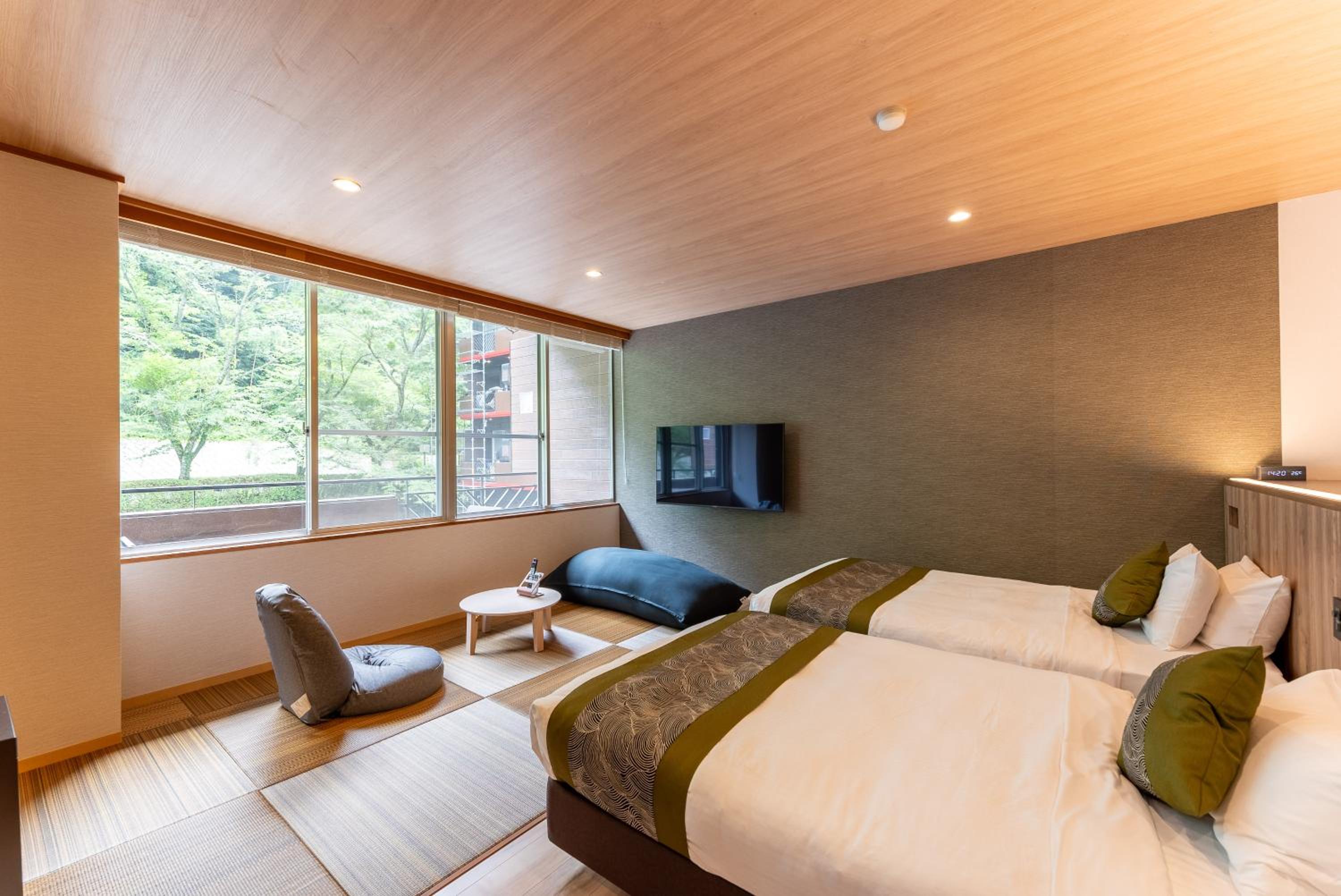 Japanese-Western Junior Suite Room with Open-air Bath & Terrace