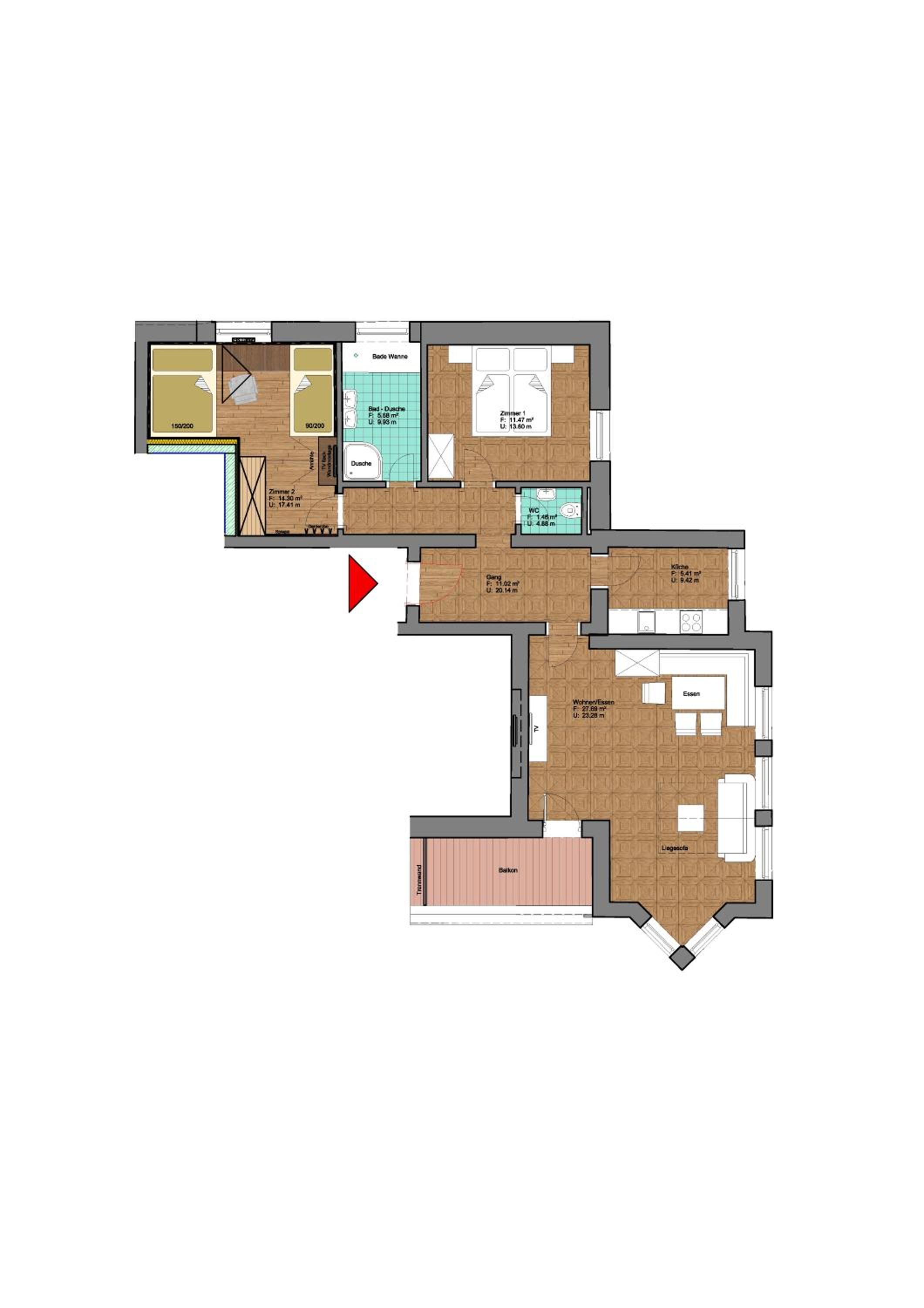 Two-Bedroom Apartment photo 3