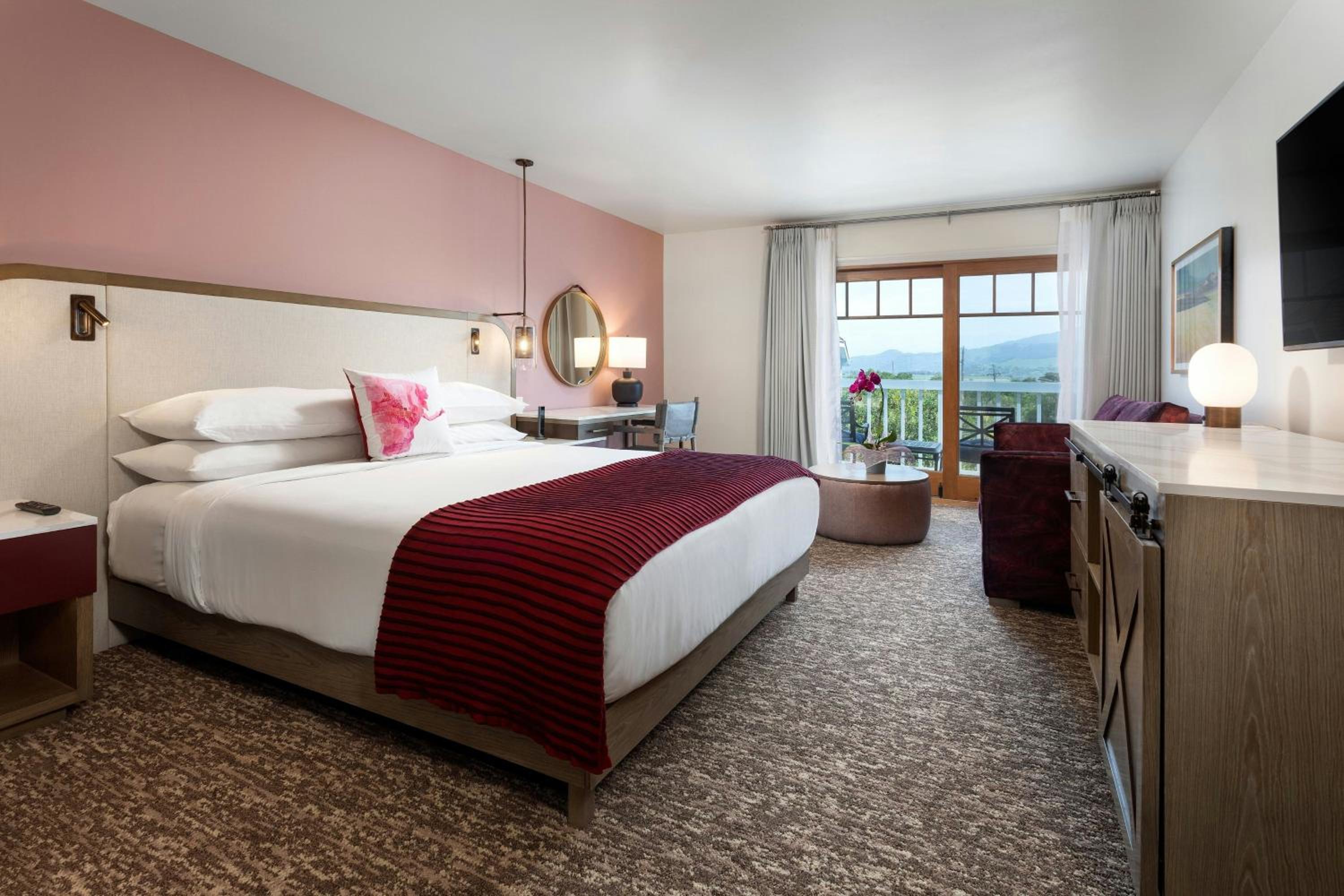 Standard King Room with Sofa Bed, Balcony and Pool