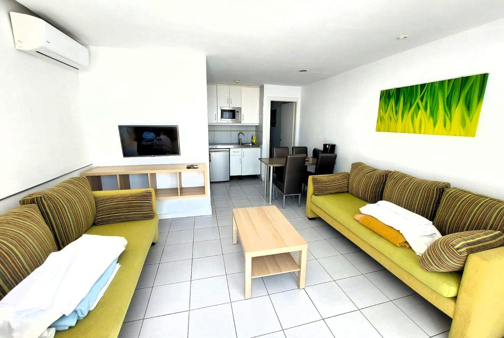 Classic Two bedroom apartment with balcony, sea view and AC