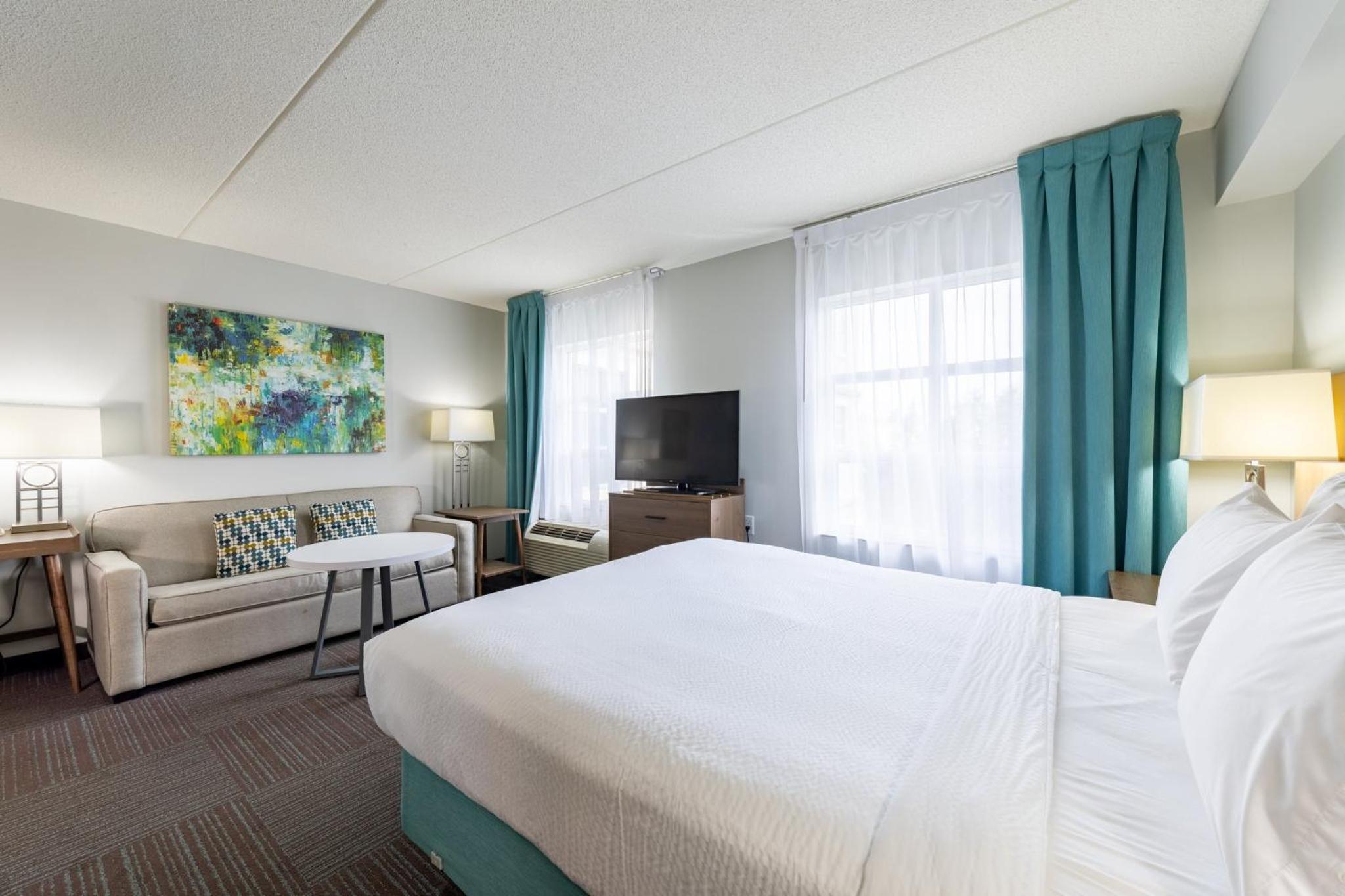 Studio Queen Suite with Sofa Bed and Kitchen