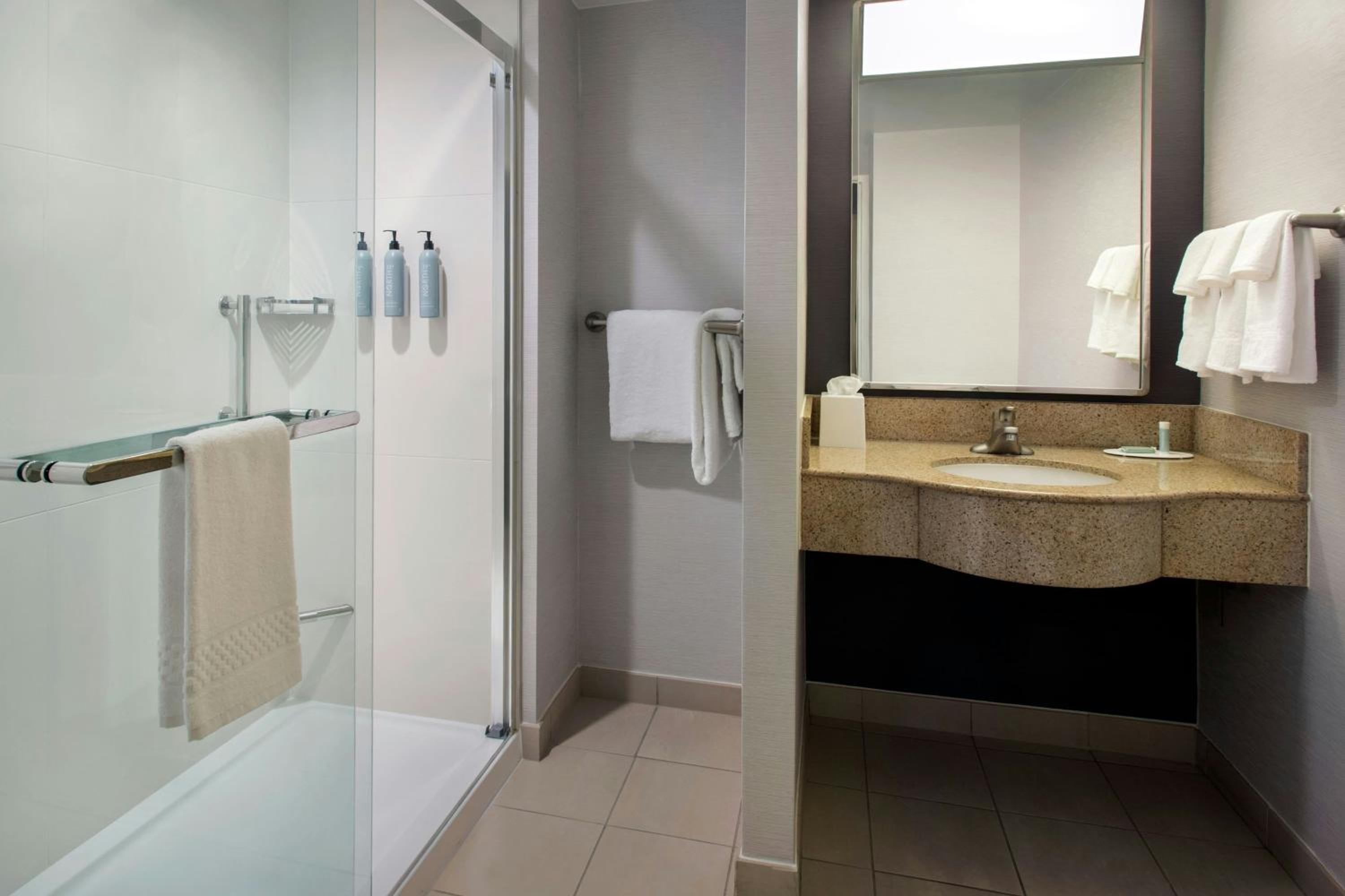 King Room with Roll-In Shower - Mobility/Hearing Accessible