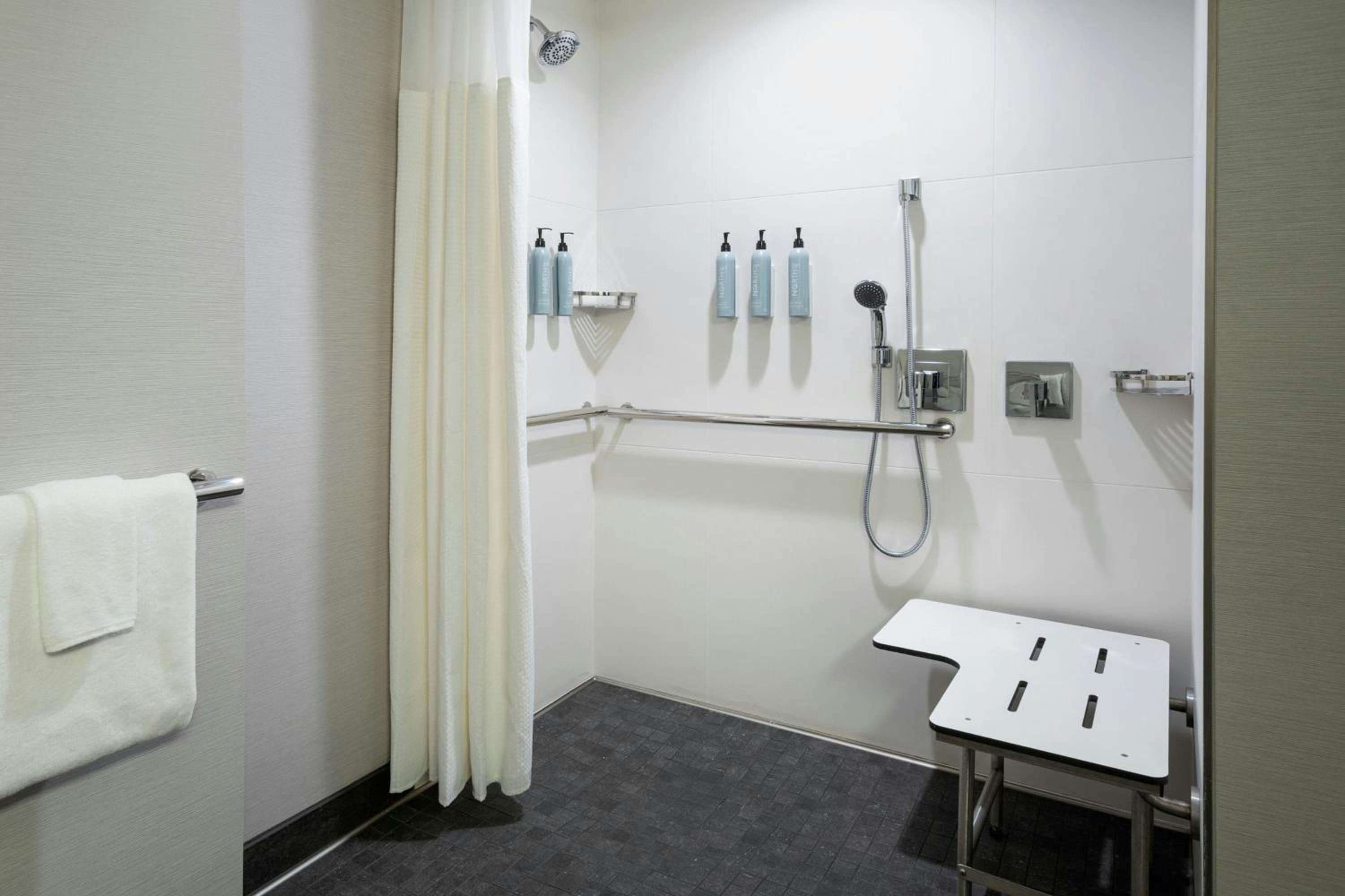 Queen Room with Two Queen Beds and Transfer Shower - Mobility and Hearing Accessible