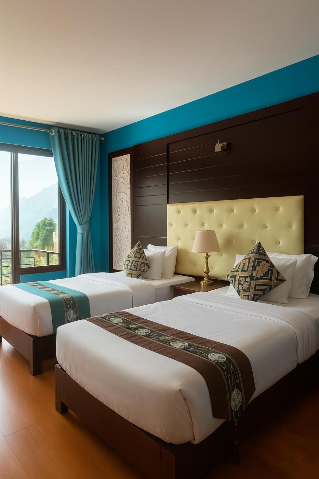 Twin Room with Mountain View - Photo 2