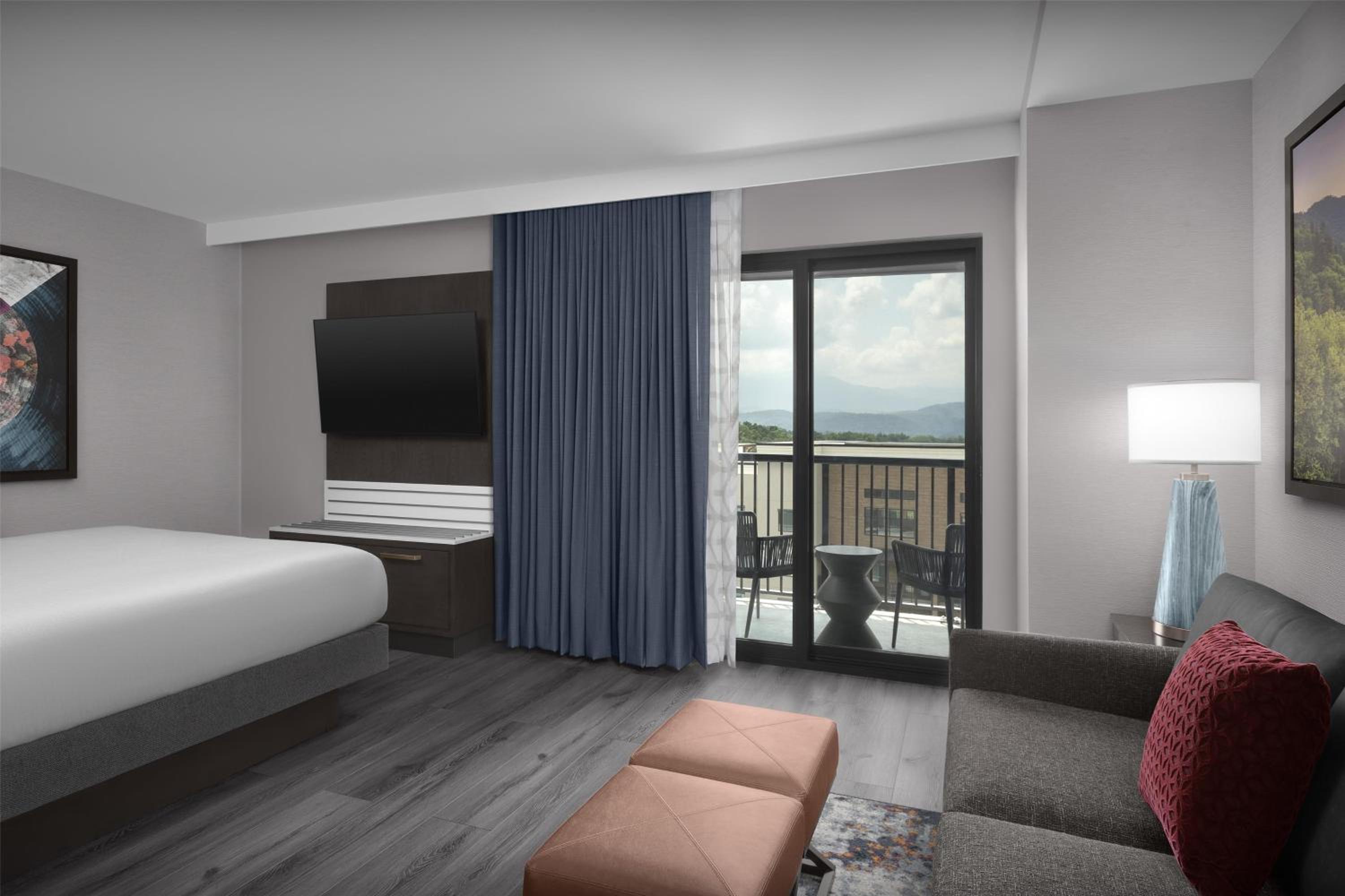 King Studio Suite with Balcony - Hearing Accessible - Photo 2