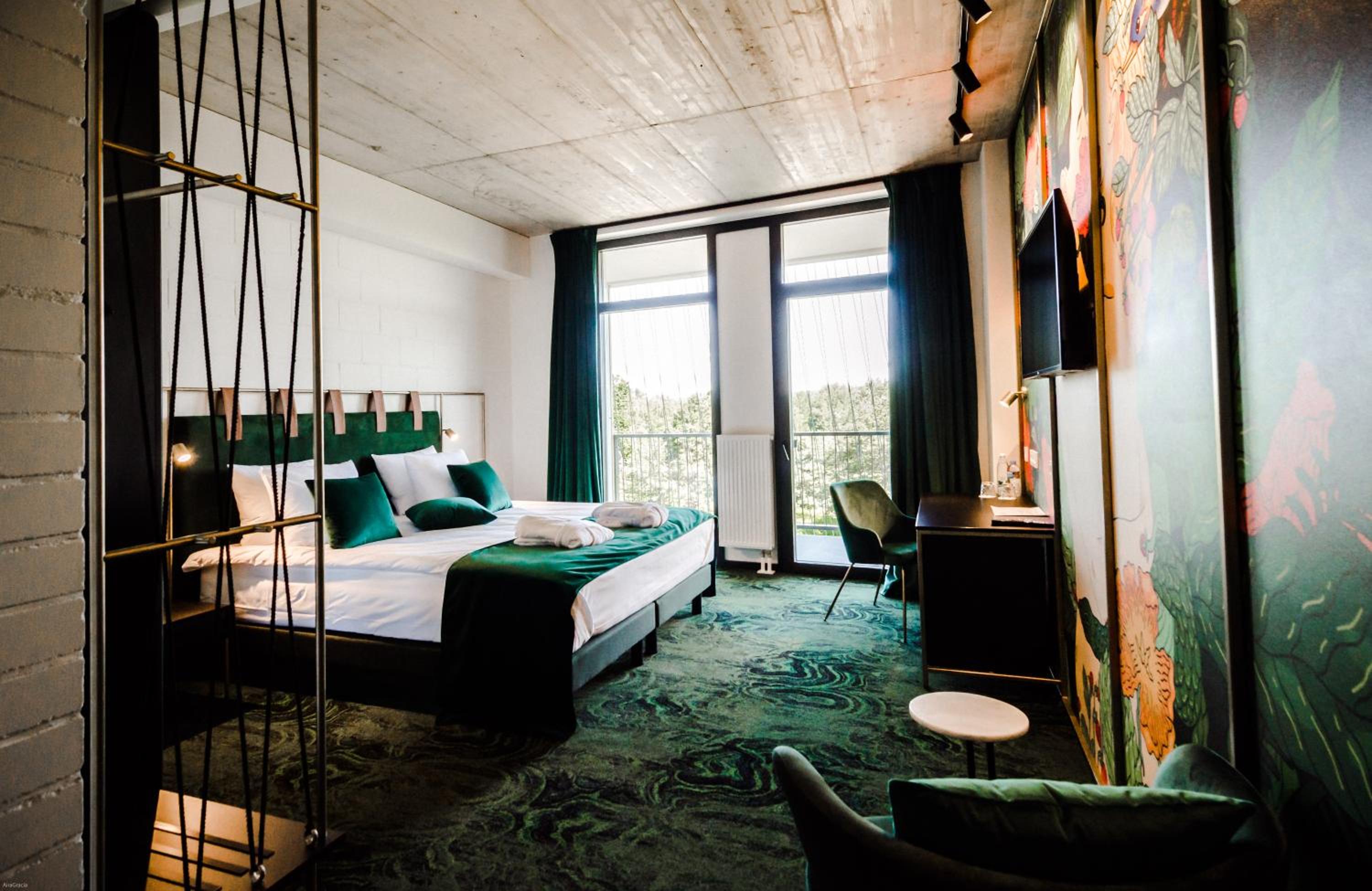 A Superior Double or Twin Room with a Pine Forest View