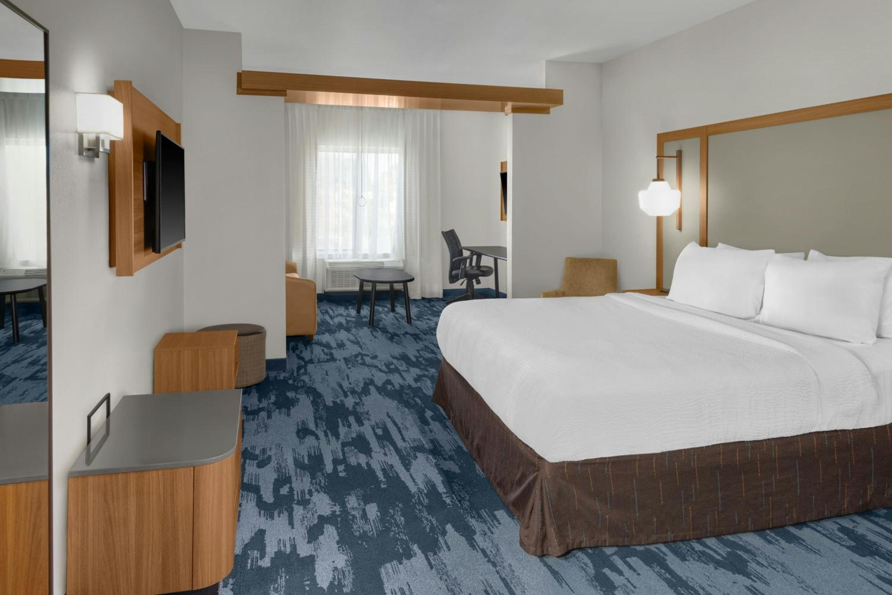 King Suite with Roll-In Shower and Sofa Bed - Mobility Access/Hearing Accessible