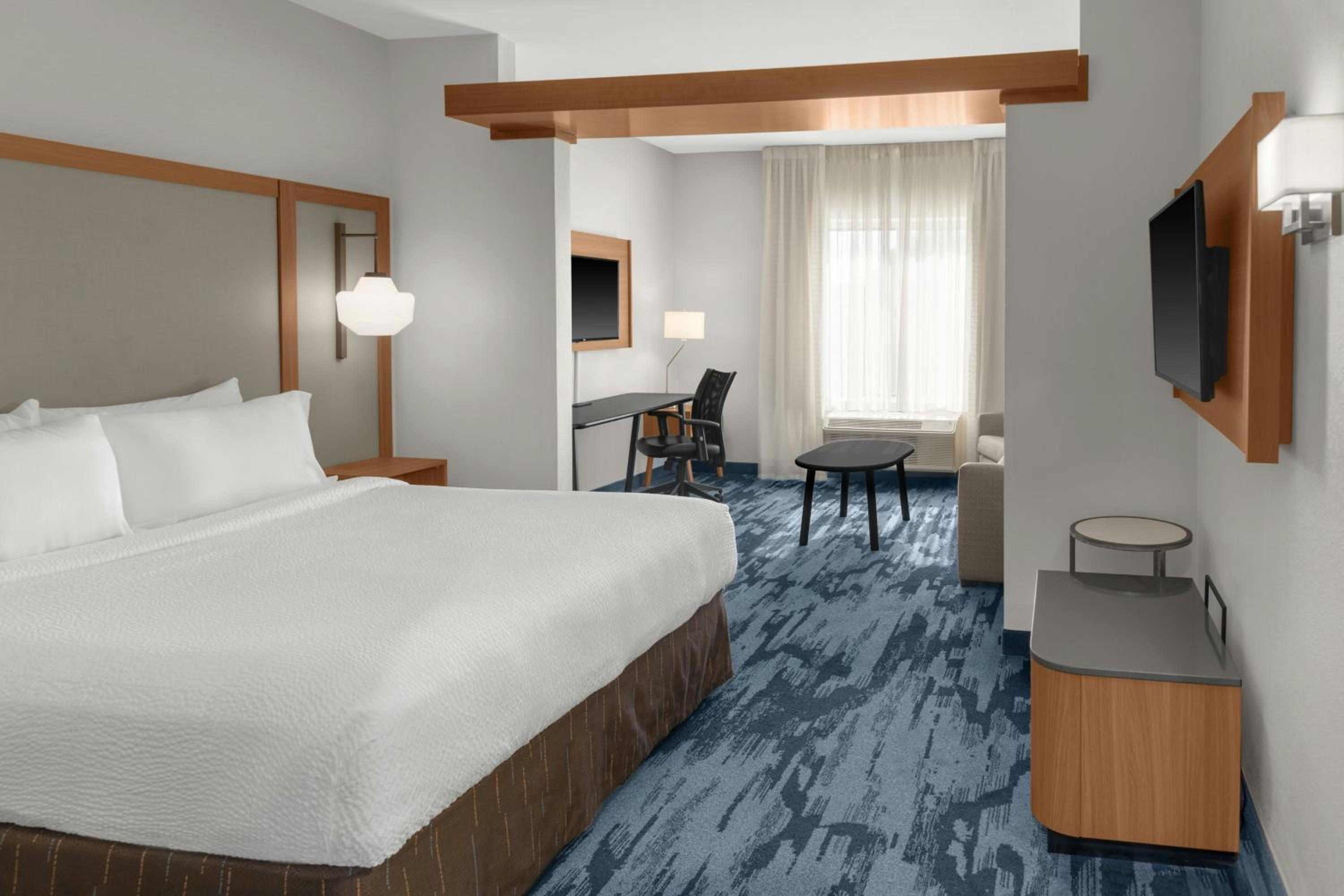 King Suite with Roll-In Shower and Sofa Bed - Mobility Access/Hearing Accessible