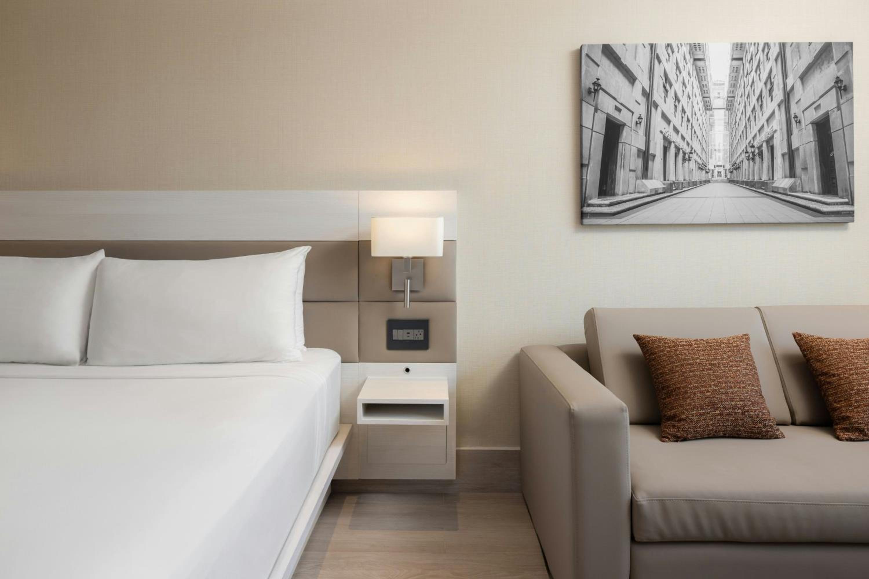 King Room with Sofa Bed and City View