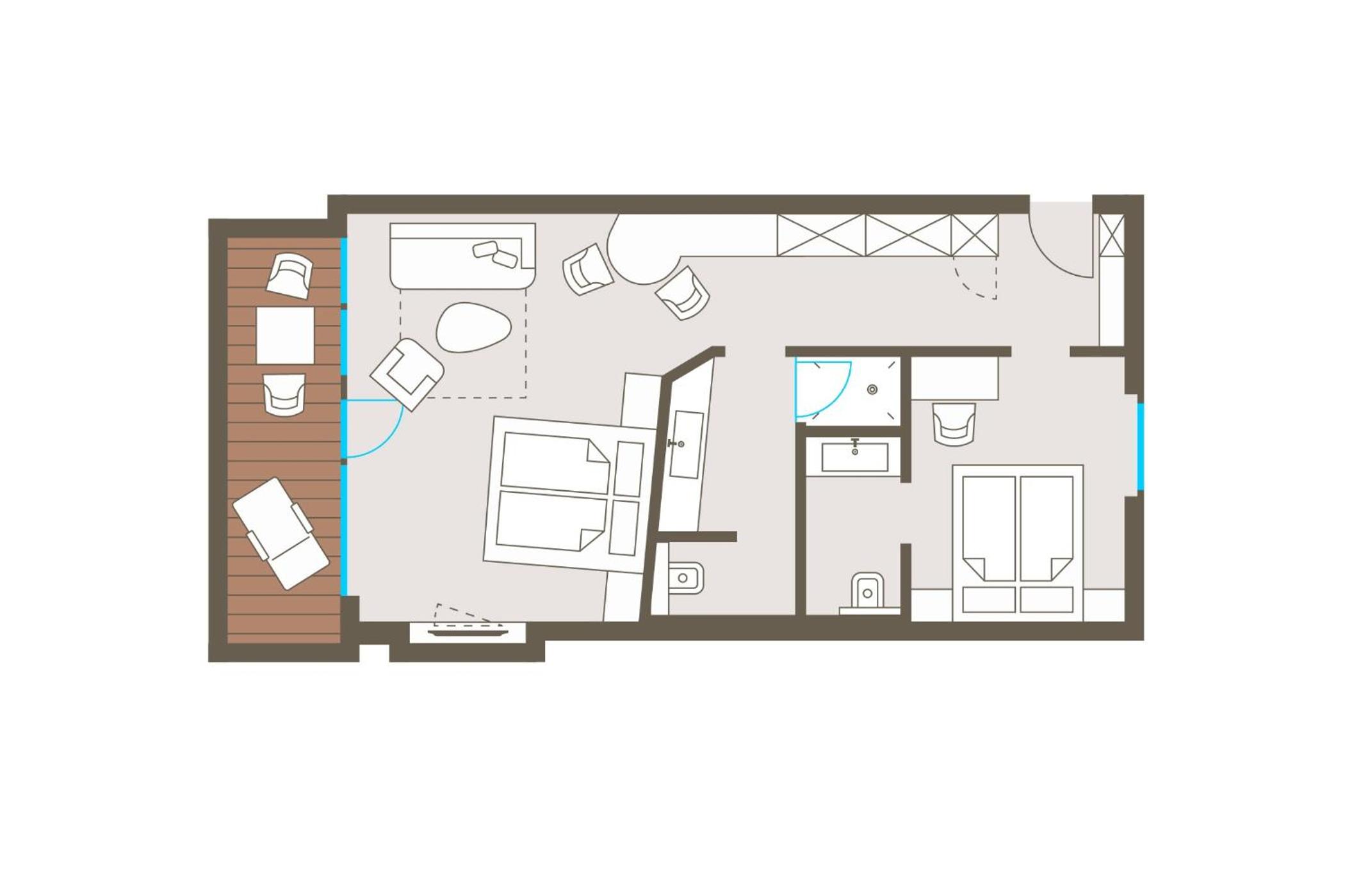 Deluxe Two-Bedroom Suite photo 3