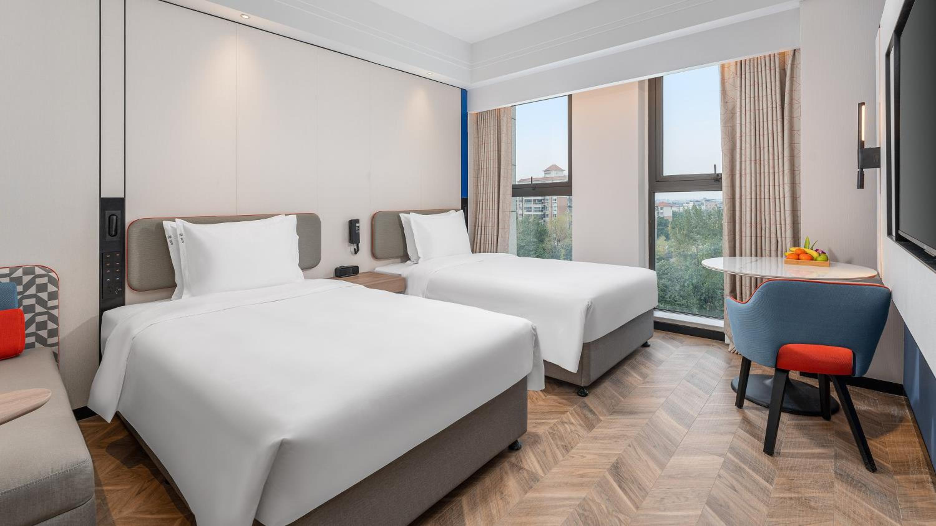 Accessible Room with One King and Two Double Beds