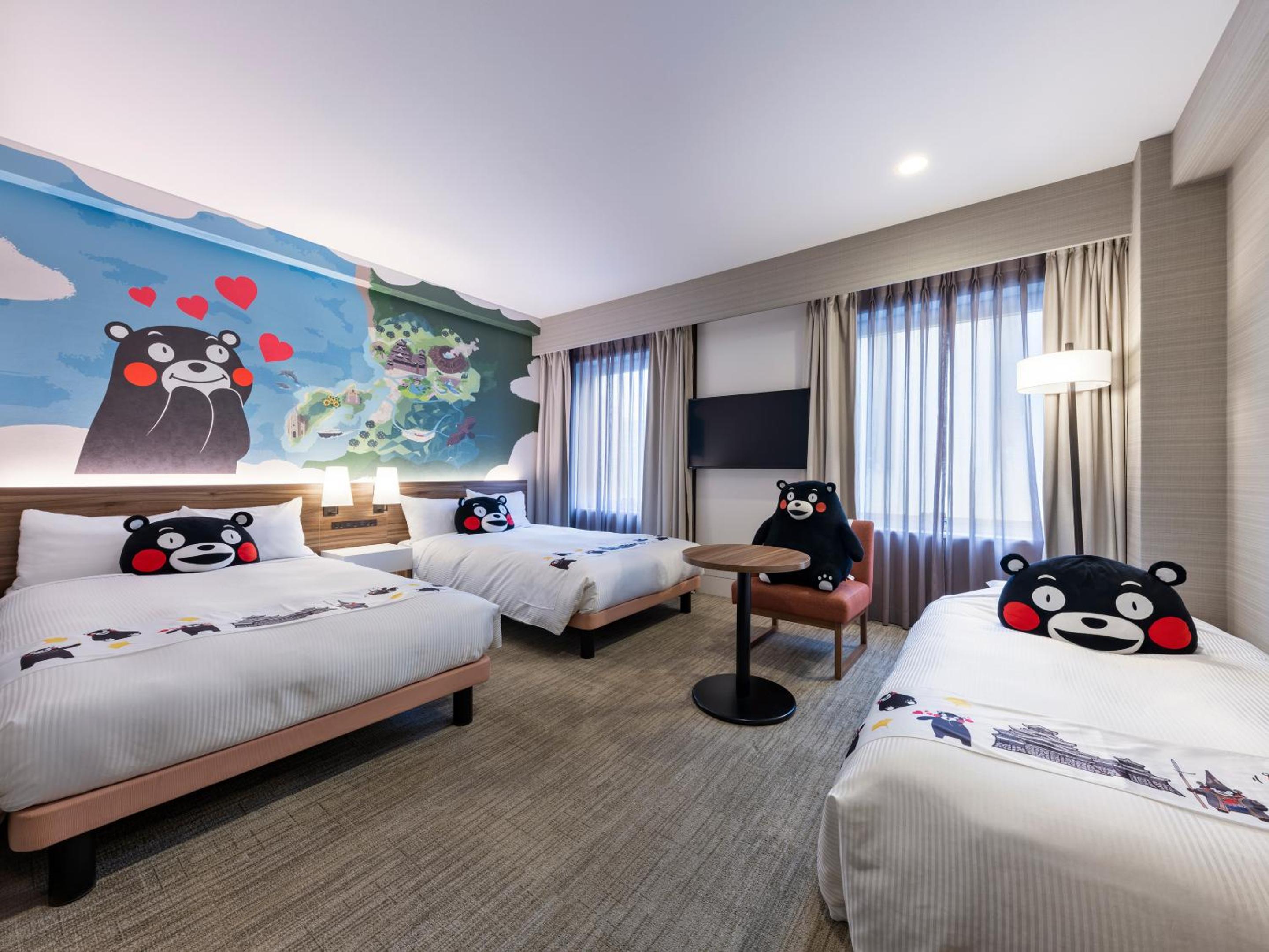 Standard Twin Room with Sofa Bed and Kumamon Theme
