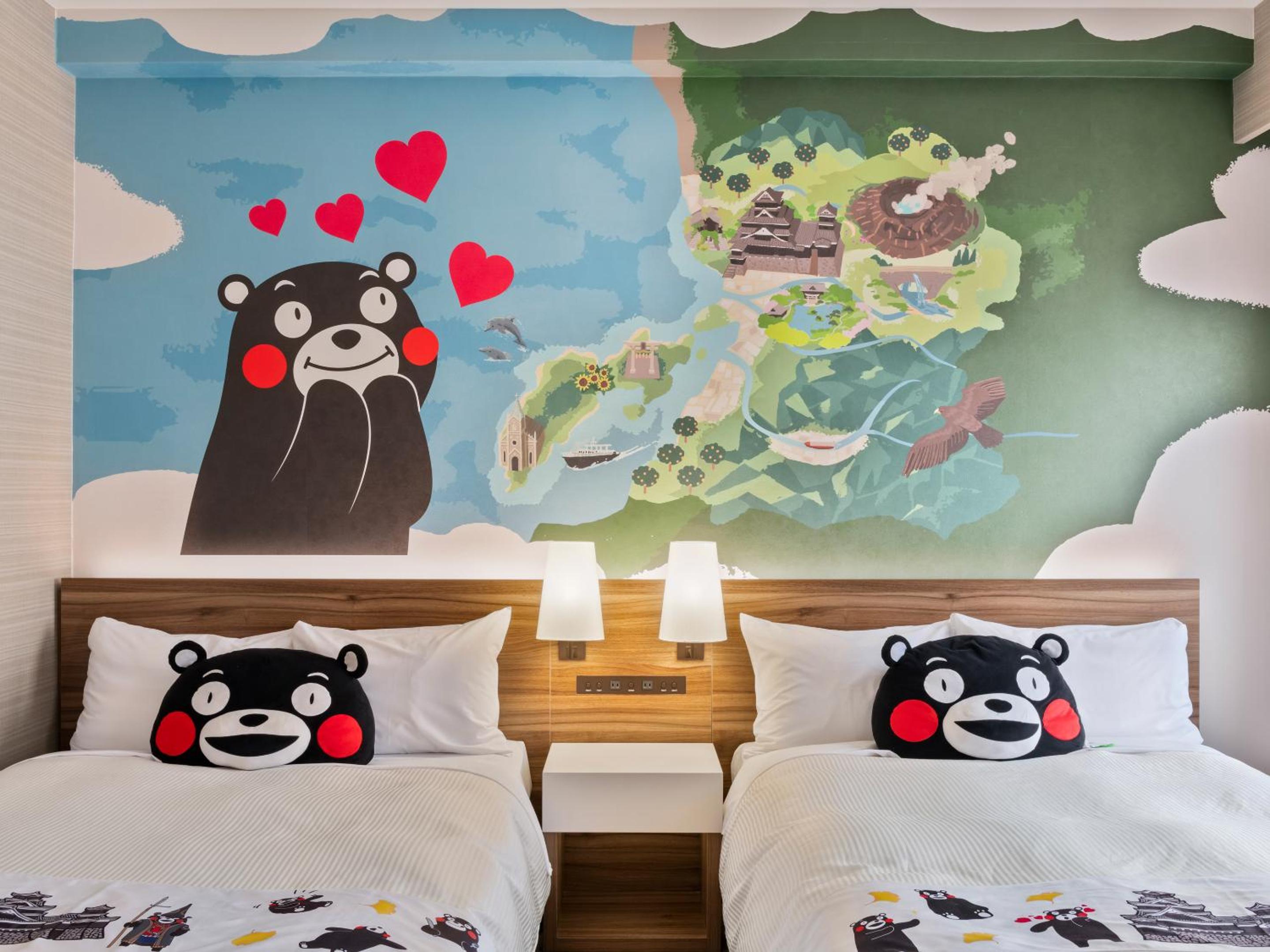 Standard Twin Room with Sofa Bed and Kumamon Theme