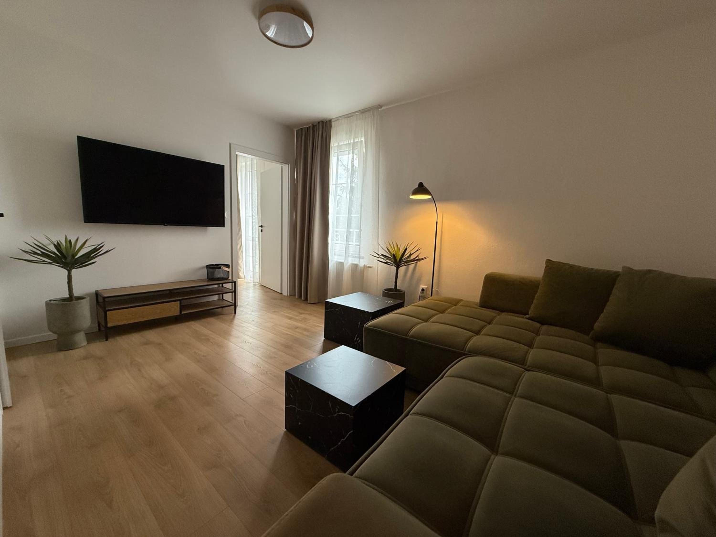 Deluxe One-Bedroom Apartment with Garden View photo 3
