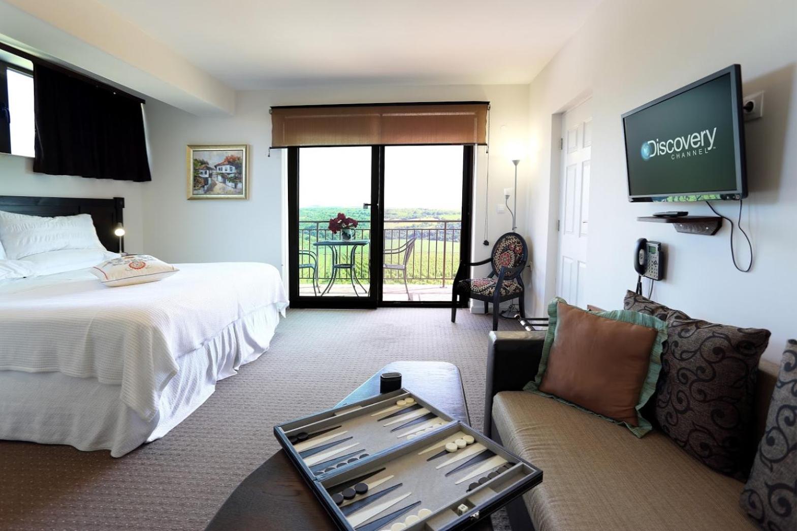 Deluxe Double Room with Terrace and Vineyards & River View photo 3